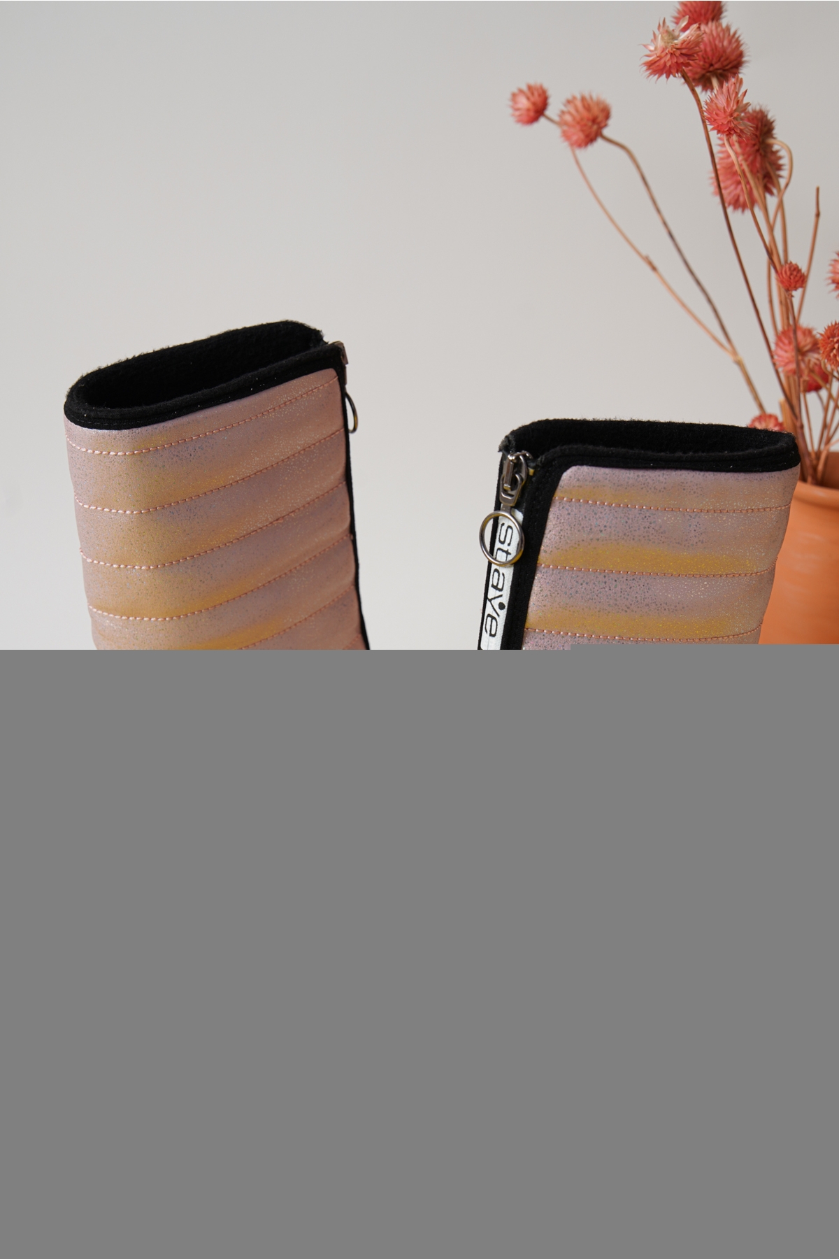 Garantili D078 Günlük Ortopedik Kız Çocuk Soğuk Geçirmez Bot - Görsel 5