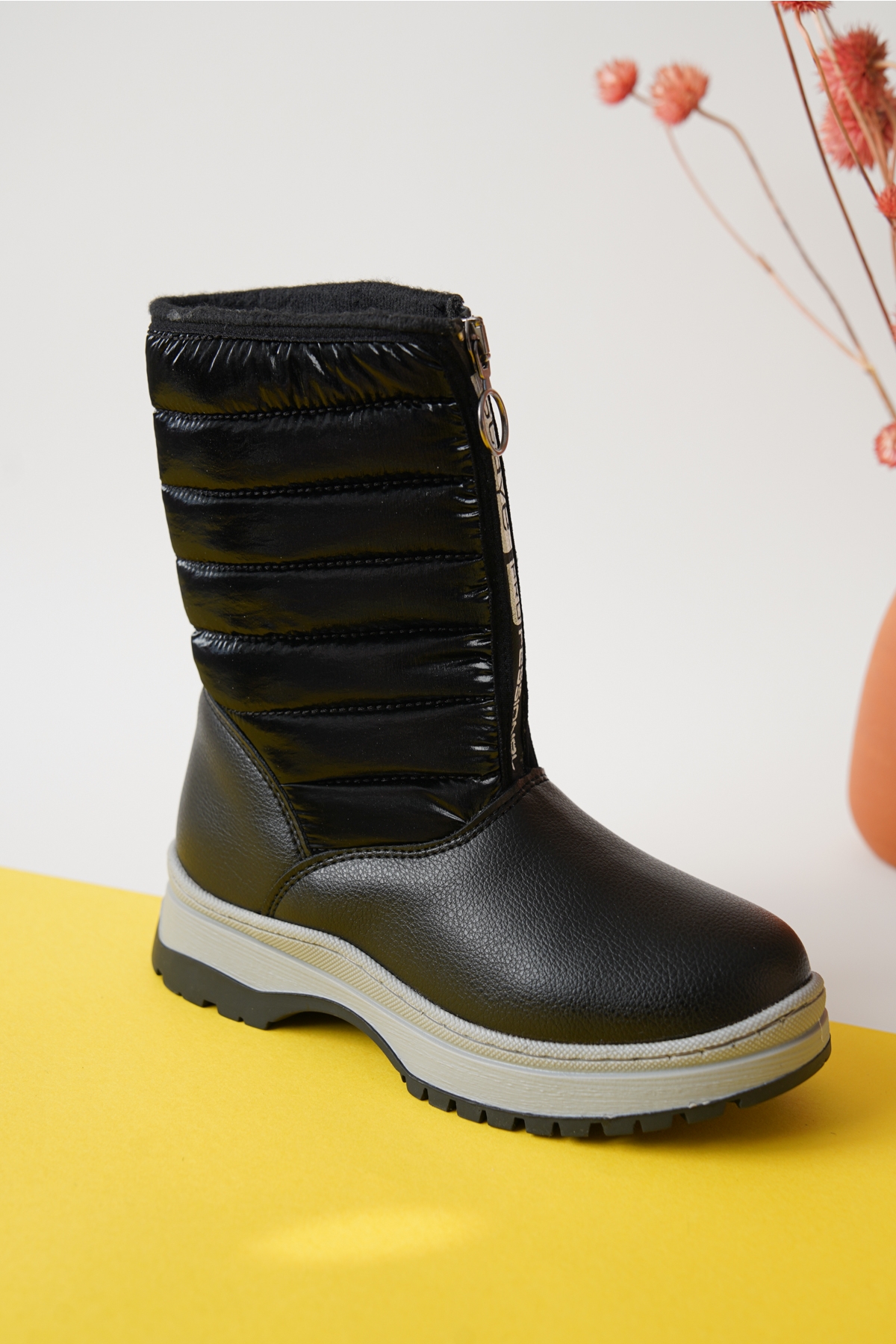 Garantili D078 Günlük Ortopedik Kız Çocuk Soğuk Geçirmez Bot - Görsel 5