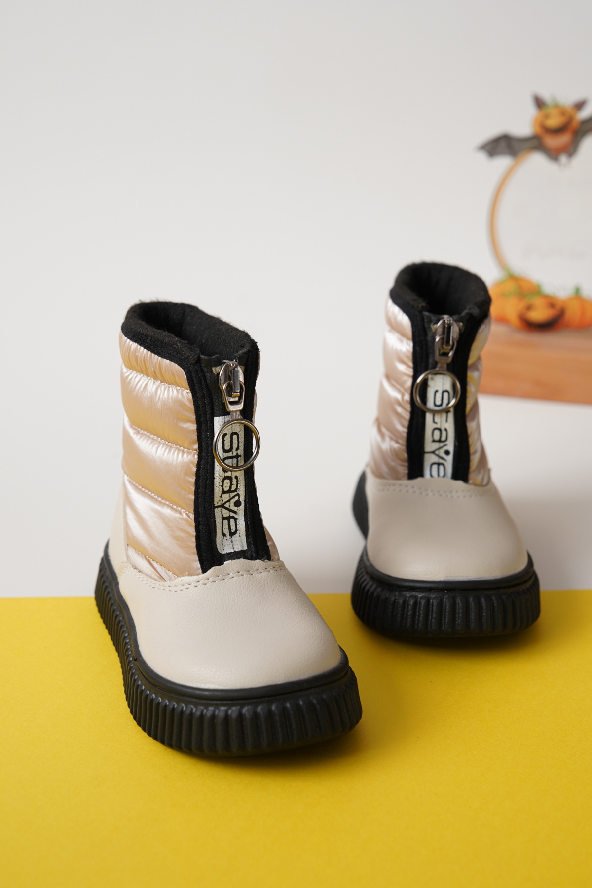 Garantili D482 Günlük Ortopedik Kız Çocuk Soğuk Geçirmez Bot - Görsel 2