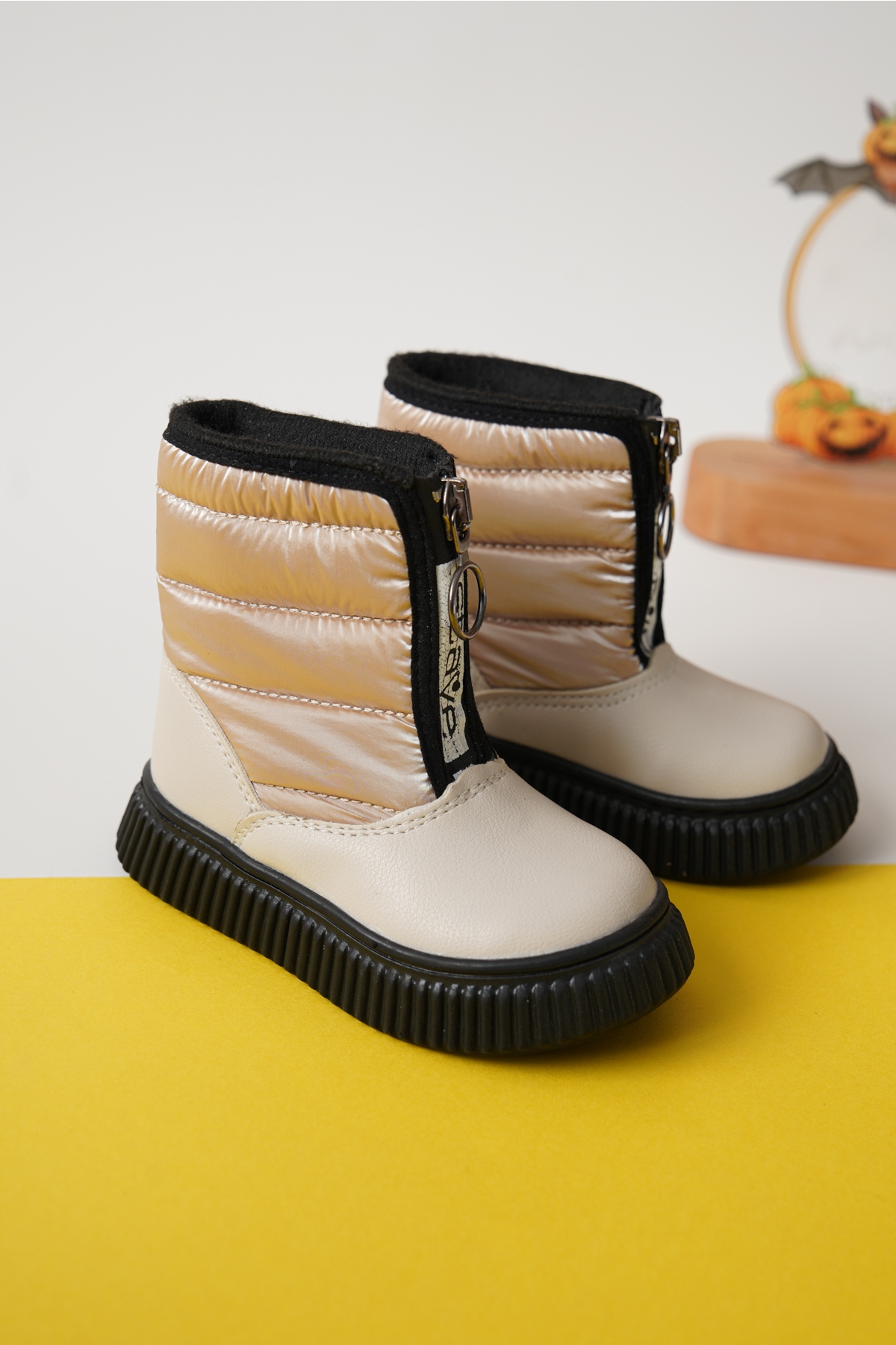 Garantili D482 Günlük Ortopedik Kız Çocuk Soğuk Geçirmez Bot - Görsel 4