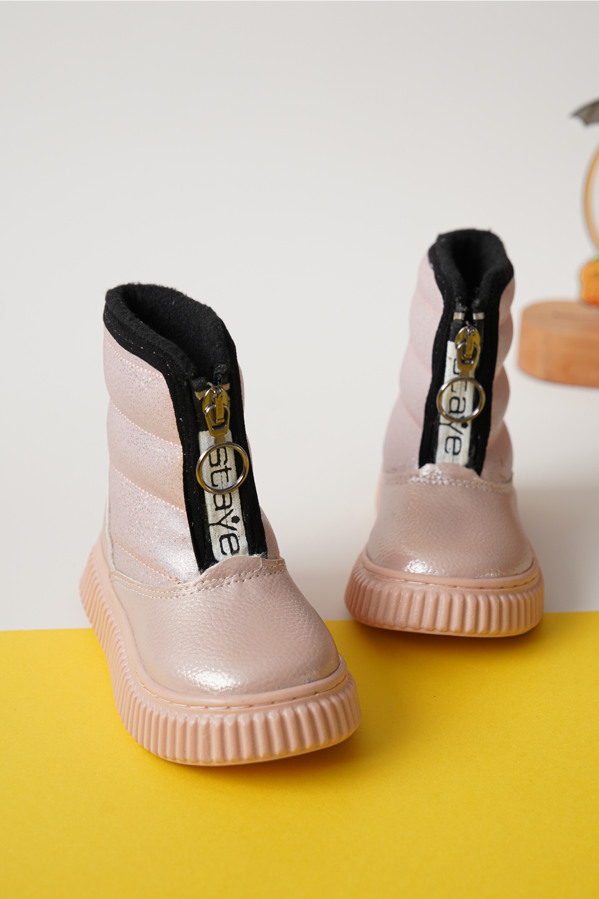 Daxtors Daxtors Pembe Garantili D482 Günlük Ortopedik Kız Çocuk Soğuk Geçirmez Bot | Flo Pembe - 2. görsel