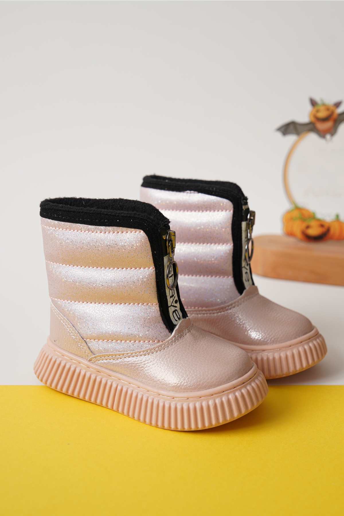 Daxtors Daxtors Pembe Garantili D482 Günlük Ortopedik Kız Çocuk Soğuk Geçirmez Bot | Flo Pembe - 4. görsel