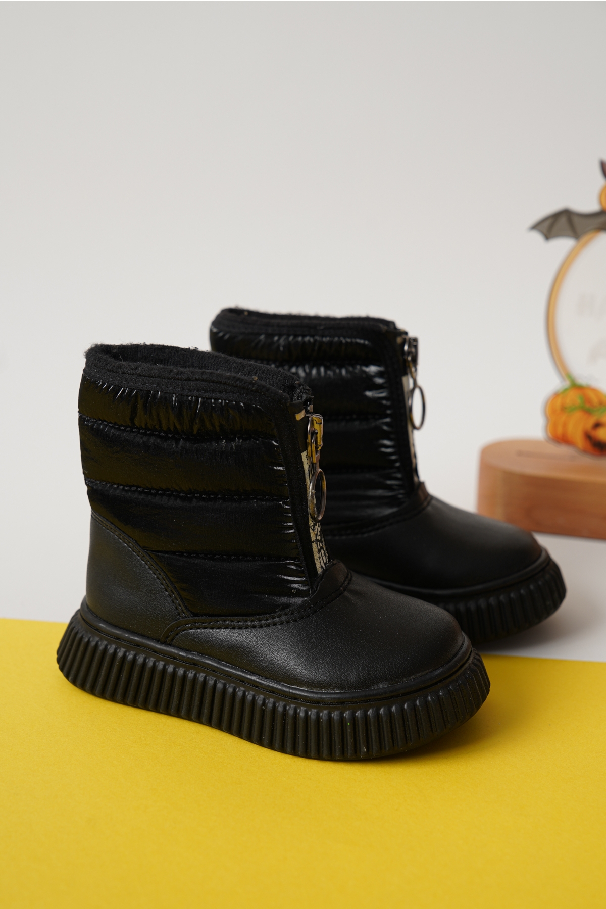 Garantili D078 Günlük Ortopedik Kız Çocuk Soğuk Geçirmez Bot - Görsel 4