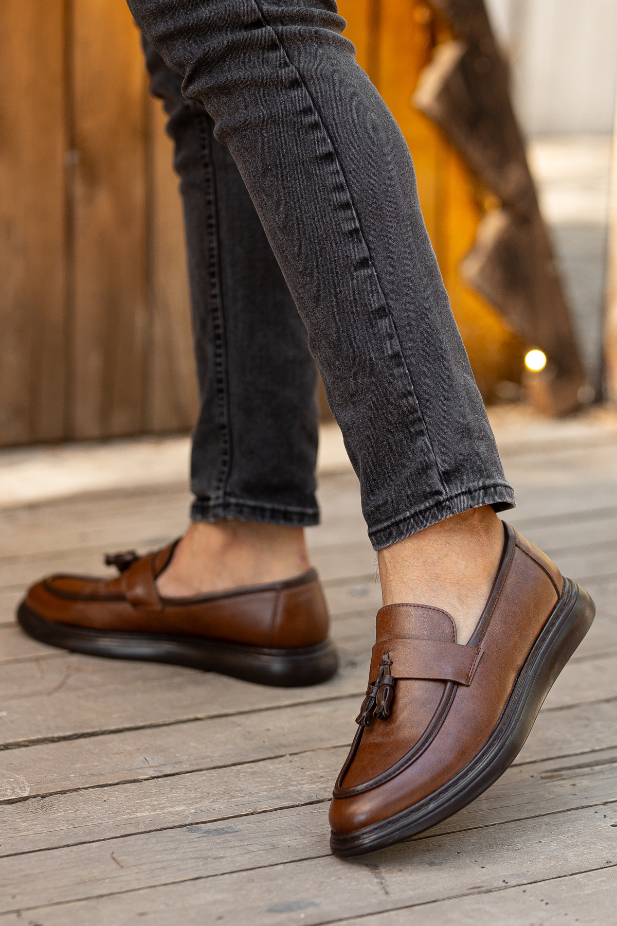 D0230 Günlük Ortopedik Erkek Klasik Garantili Ayakkabı - Görsel 2