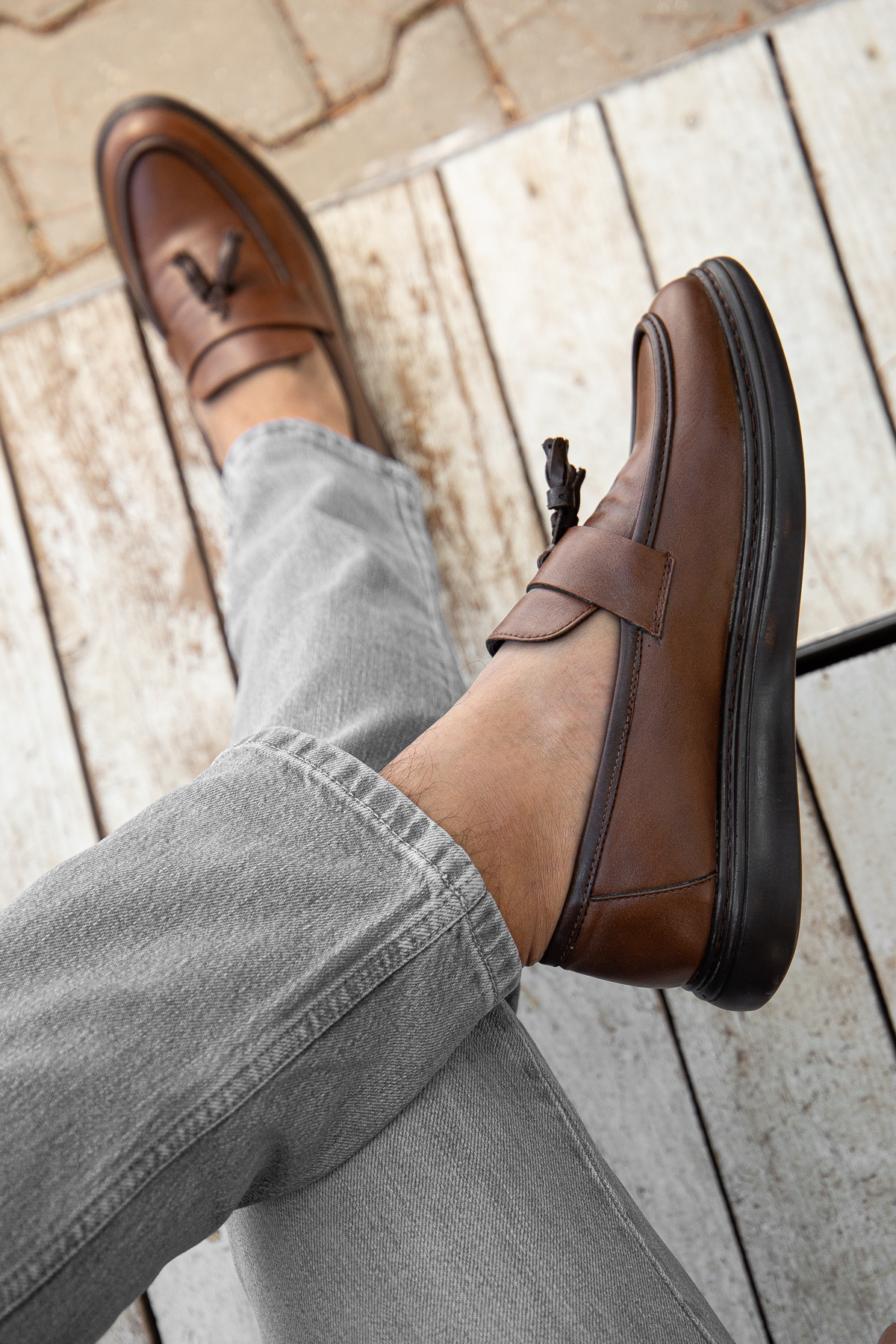 D0230 Günlük Ortopedik Erkek Klasik Garantili Ayakkabı - Görsel 7