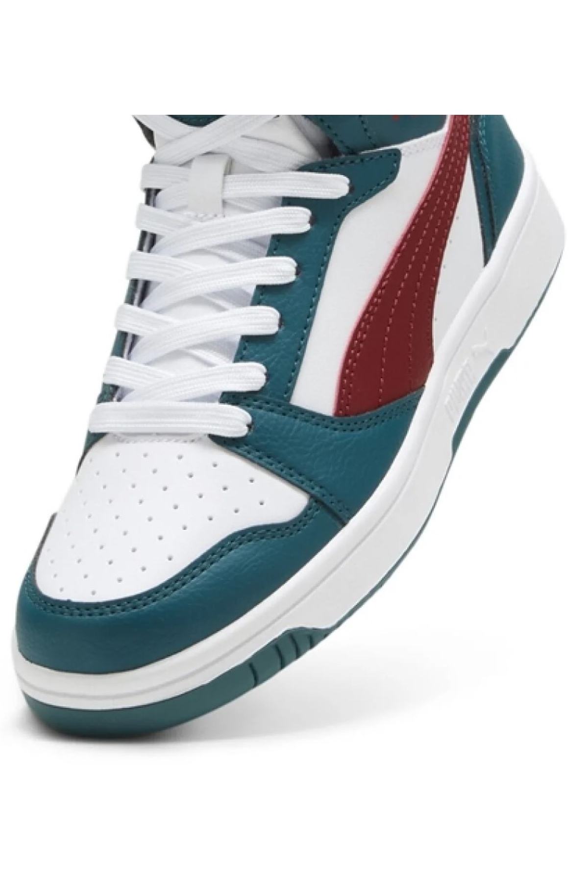 Puma Rebound V6 Mid Jr 393831 Boğazlı Unisex Spor Ayakkabı - Görsel 4