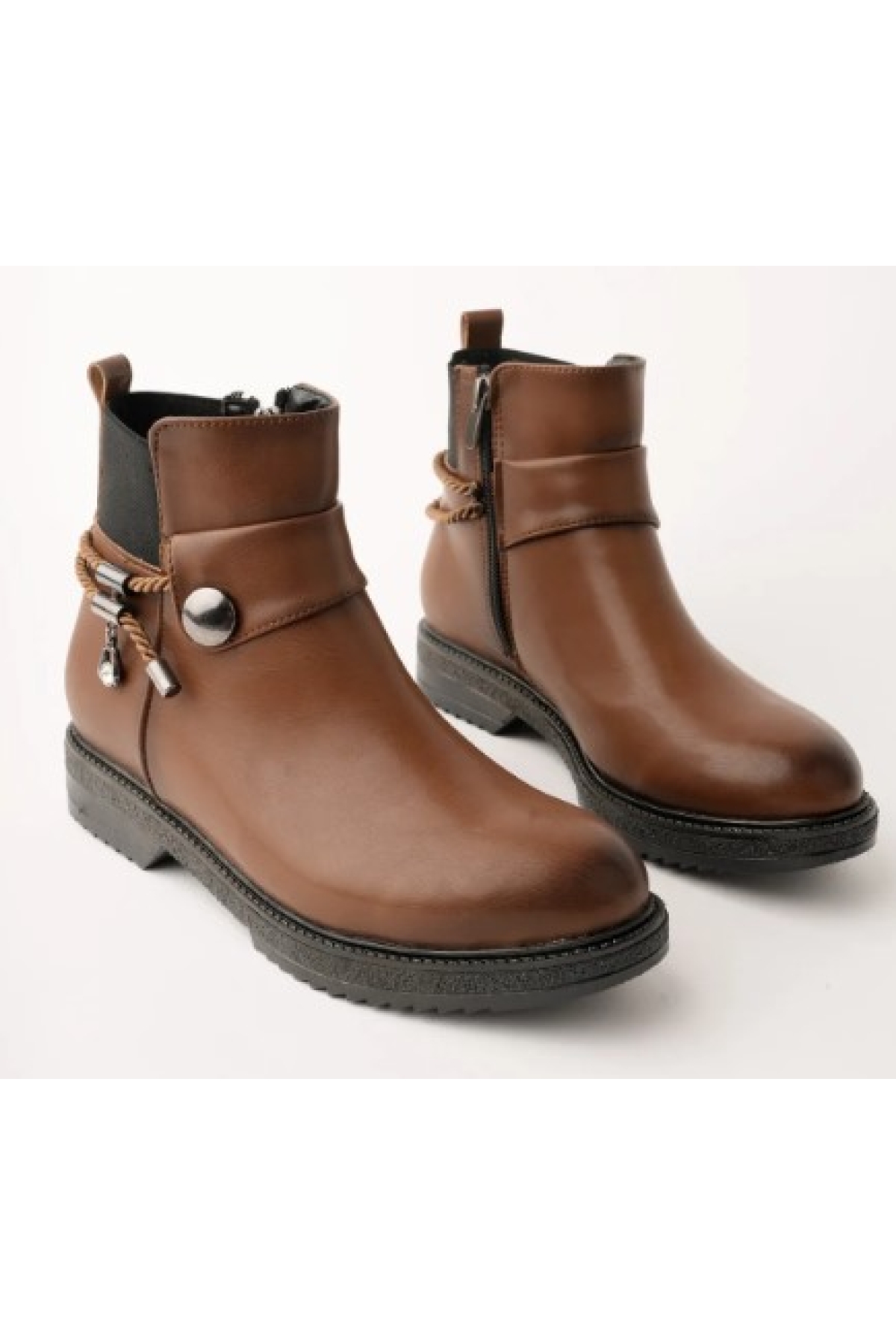 Taş Dekolteli Kadın Bot - Görsel 6