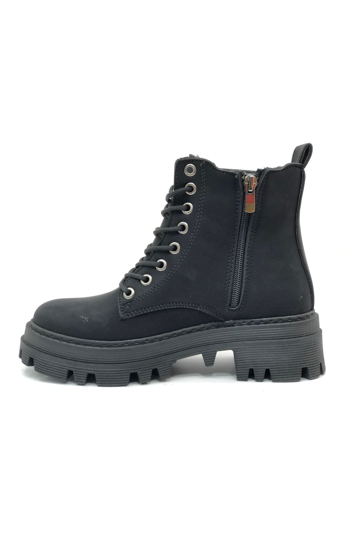 Süs Toka Detaylı Kaymaz Taban Kadın Kısa Postal Bot - Görsel 4