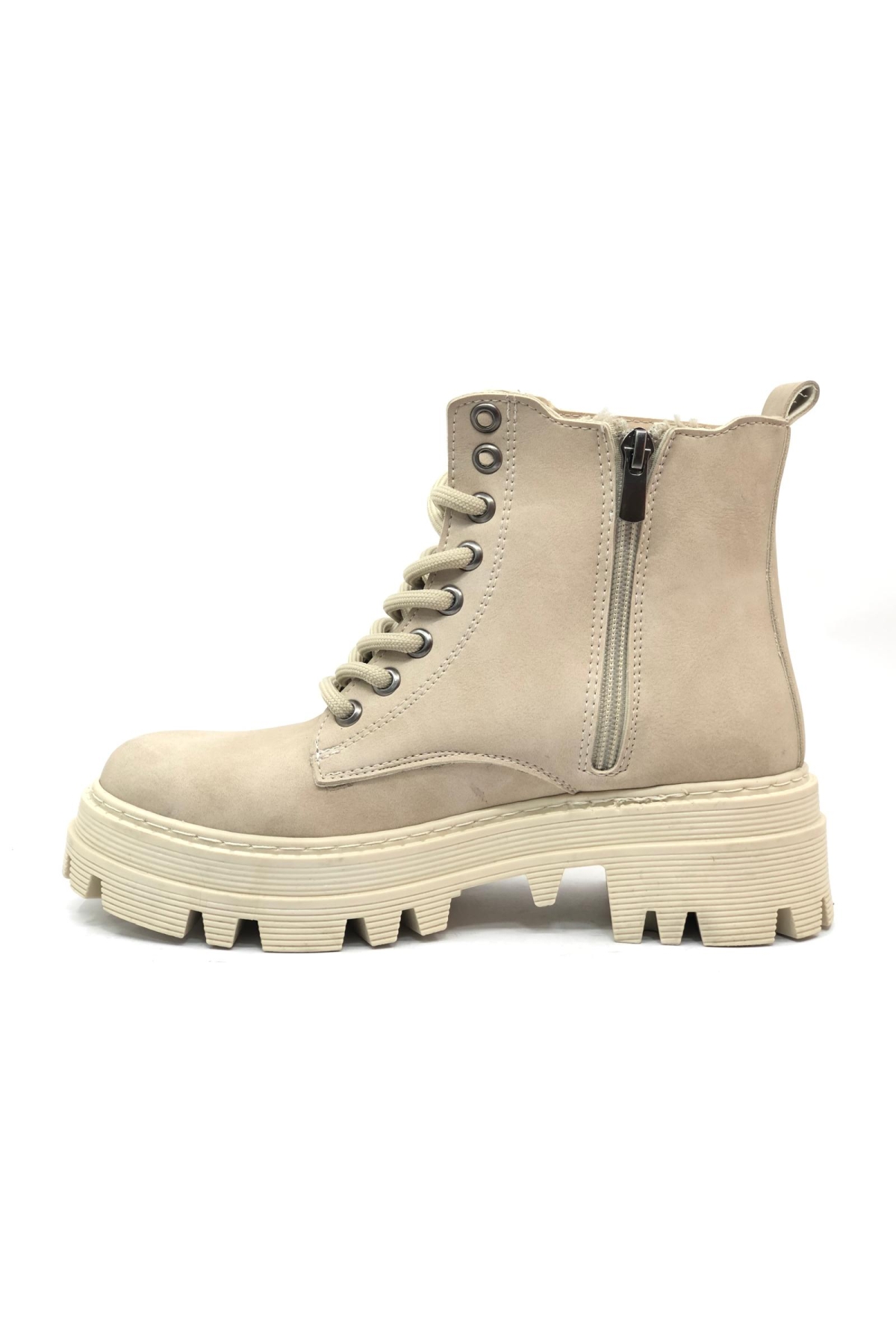 Süs Toka Detaylı Kaymaz Taban Kadın Kısa Postal Bot - Görsel 4