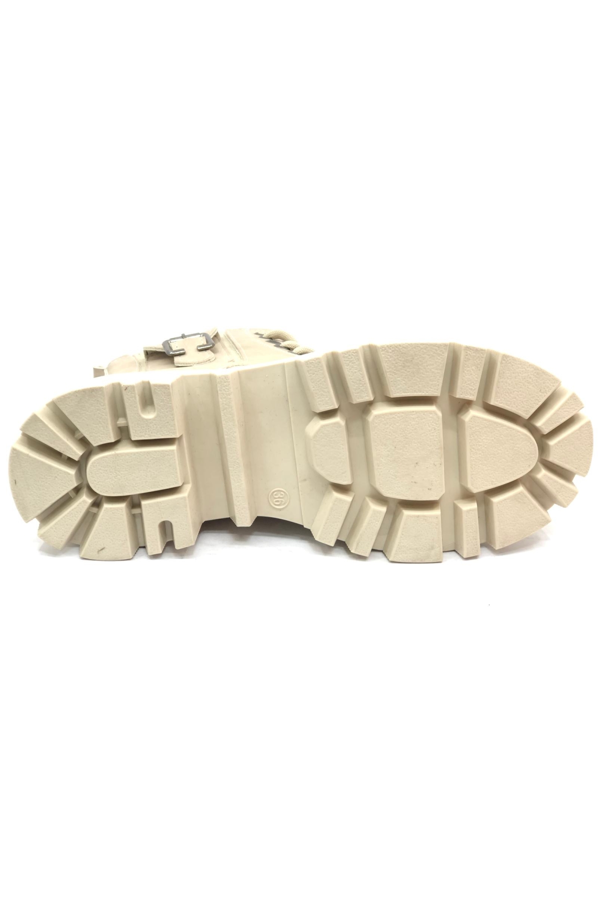 Süs Toka Detaylı Kaymaz Taban Kadın Kısa Postal Bot - Görsel 6