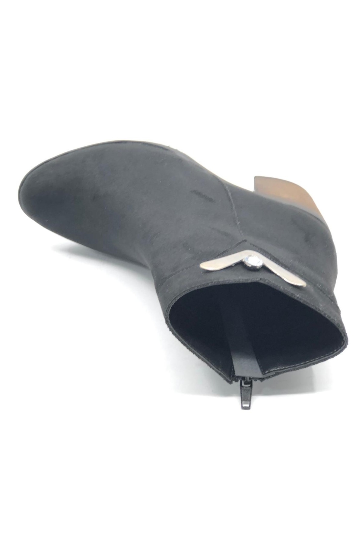 Bilek V Toka Detaylı Topuklu Kadın Bot - Görsel 4