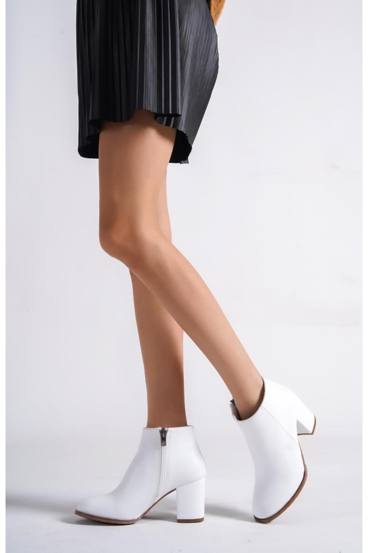 8 cm Topuklu Fantazi Kadın Bot - Görsel 4