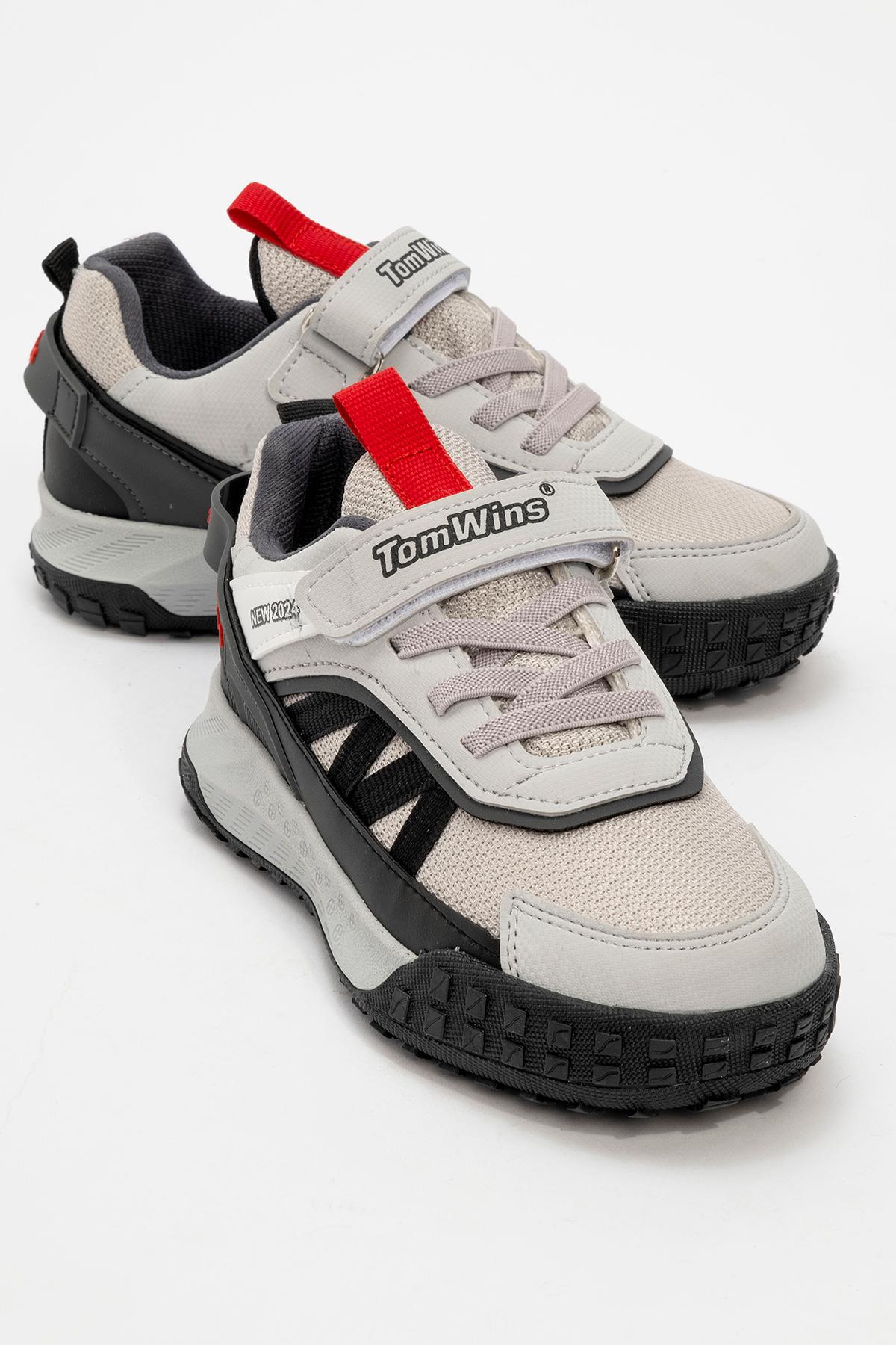 Çocuk Spor Ayakkabı BUZ SİYAH - Görsel 2