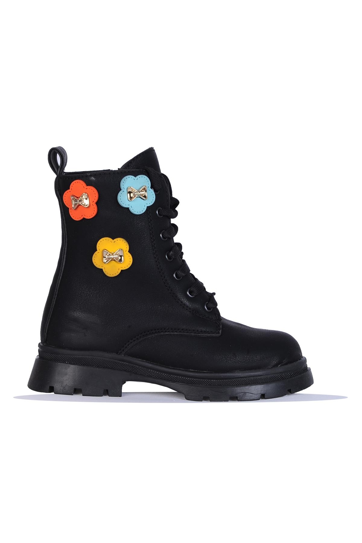 Skuaıter 740 Enisa Siyah Cilt Kız Çocuk Bot - Görsel 2