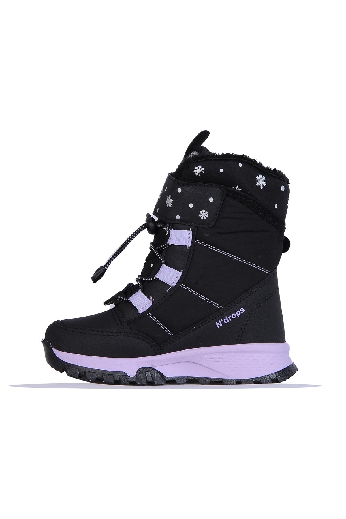 Skuaıter 014 Ndrps Syh-Lila Kürklü Kız Çocuk Bot - Görsel 4