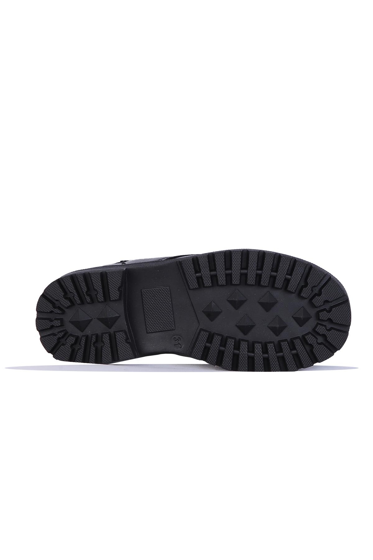 Twingo 7255 Siyah Nova Kürklü Kız Çocuk Bot - Görsel 5