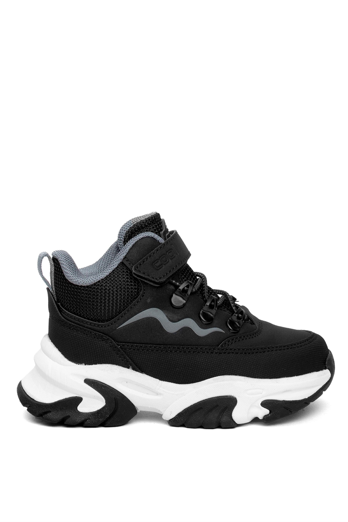 Evil Patik Erkek Çocuk Hi Sneaker Siyah - Görsel 2