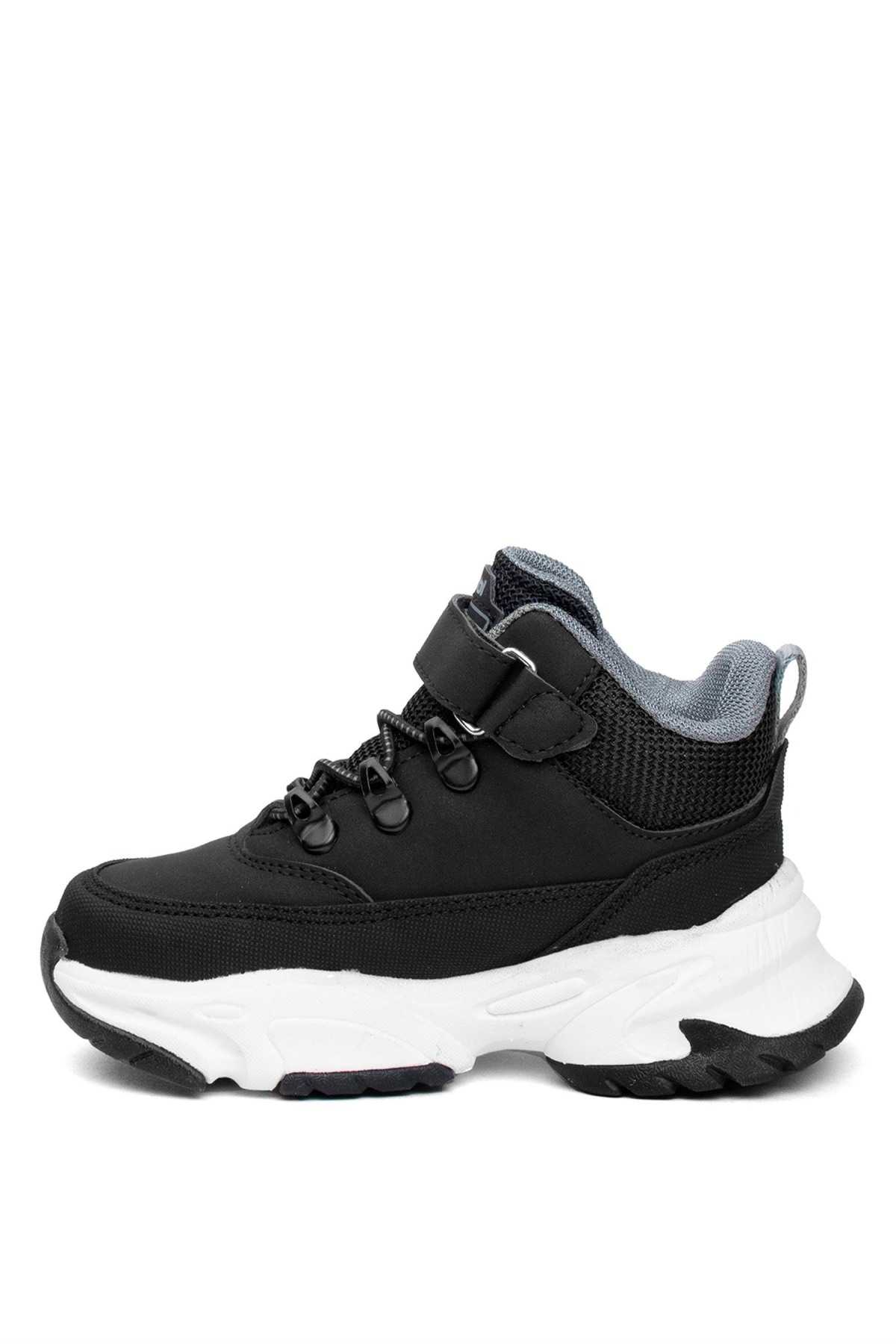 Evil Patik Erkek Çocuk Hi Sneaker Siyah - Görsel 4