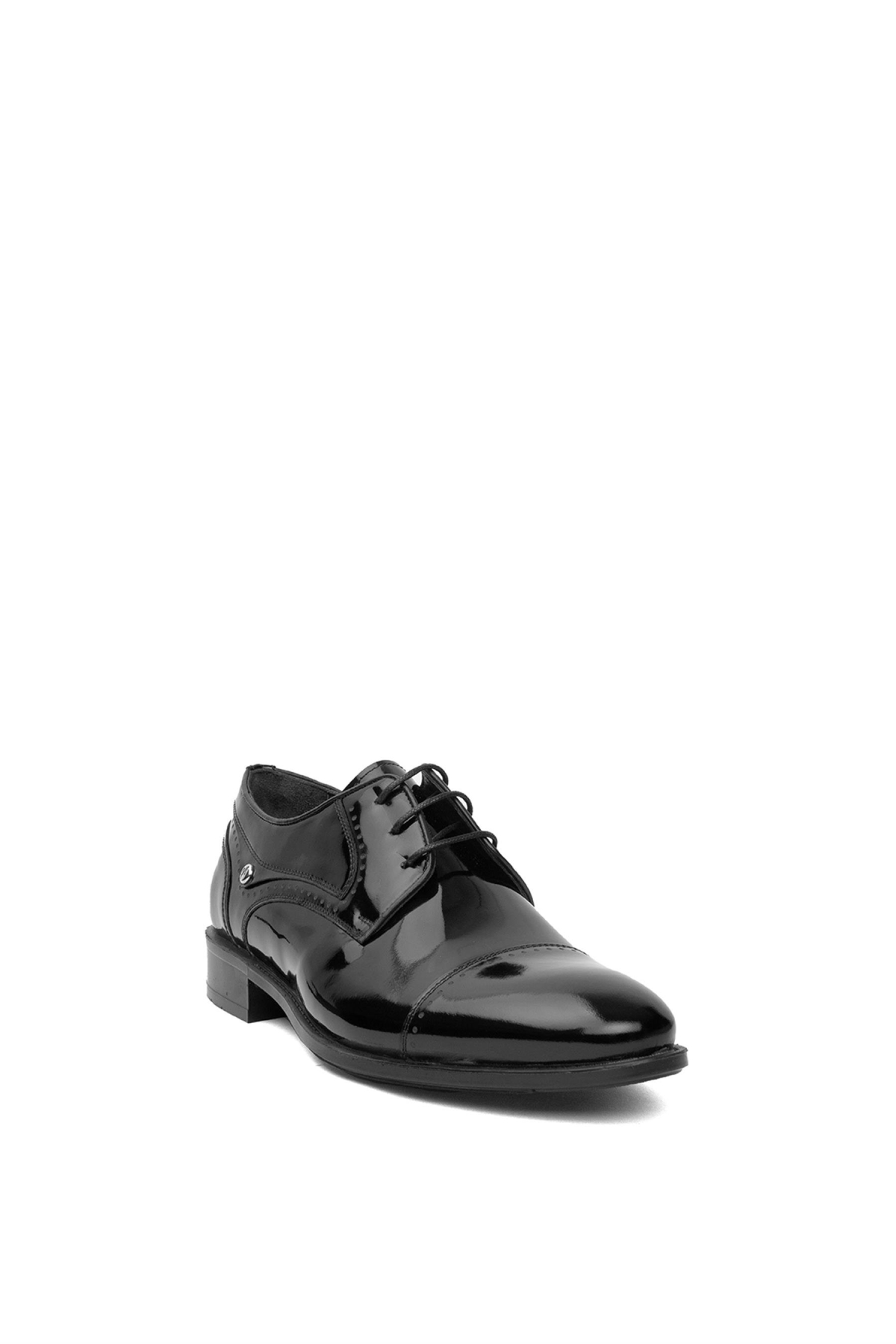 Elit KCMNZ011 Erkek Hakiki Deri Klasik Ayakkabı Siyah - Görsel 3