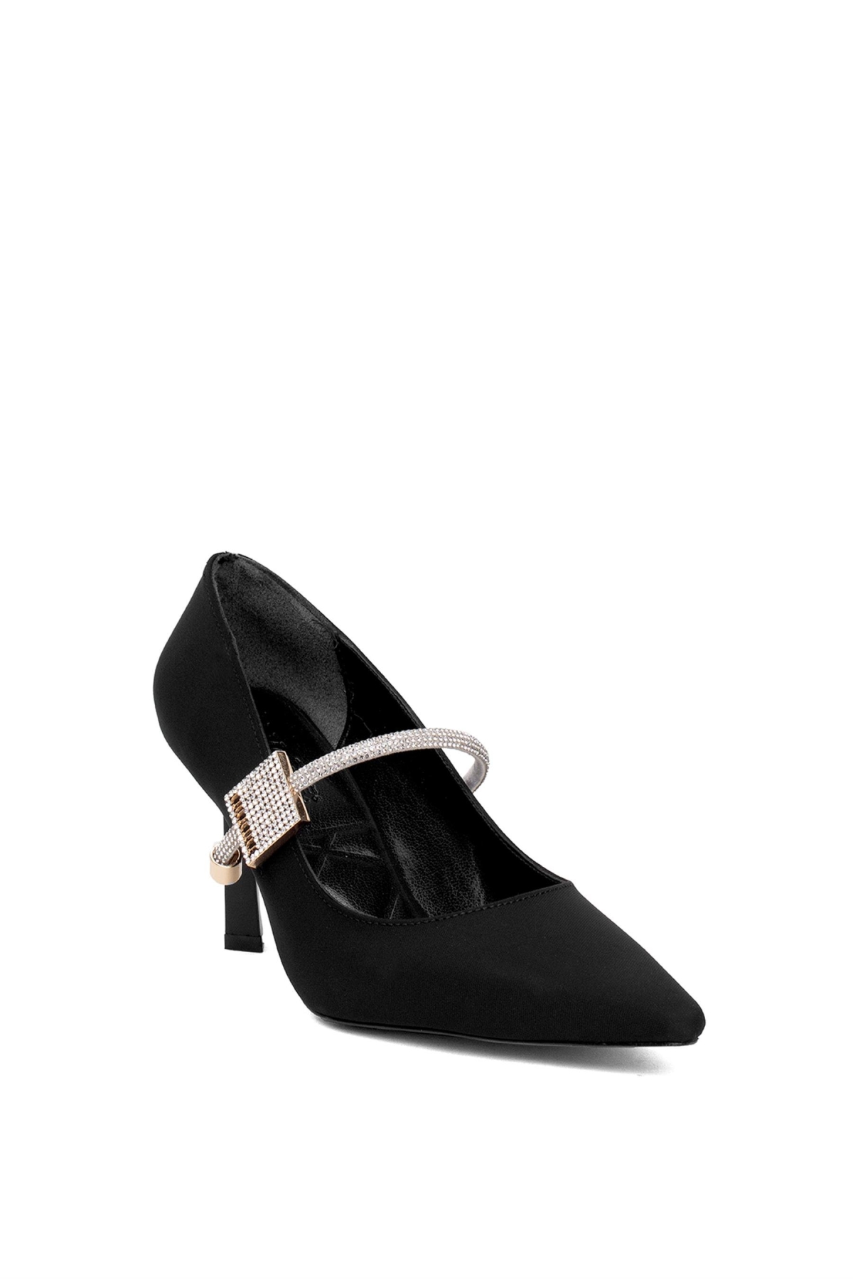 PM439 K951N Kadın Klasik Topuklu Ayakkabı Siyah - Görsel 3