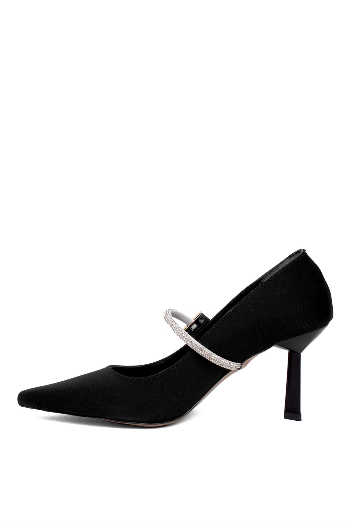 PM439 K951N Kadın Klasik Topuklu Ayakkabı Siyah - Görsel 4
