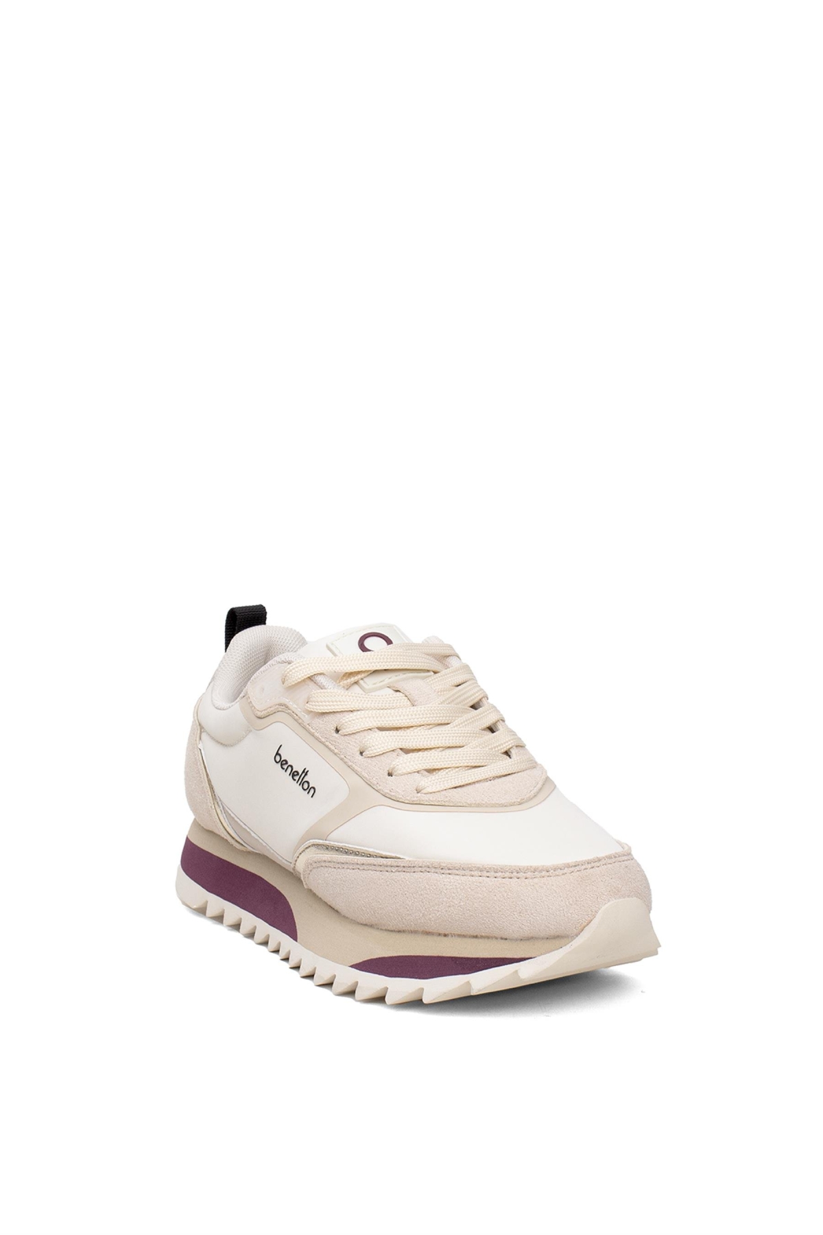 BNI-11133 Kadın Klasik Sneaker Bej - Görsel 3