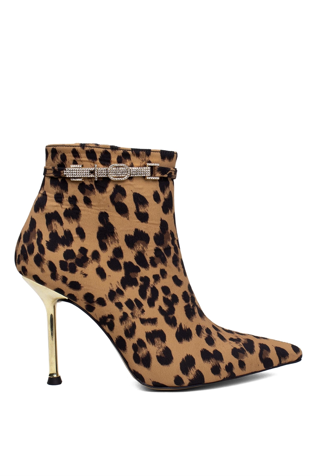 PM543 K1010-1 Kadın Klasik Topuklu Bot Siyah - Görsel 2