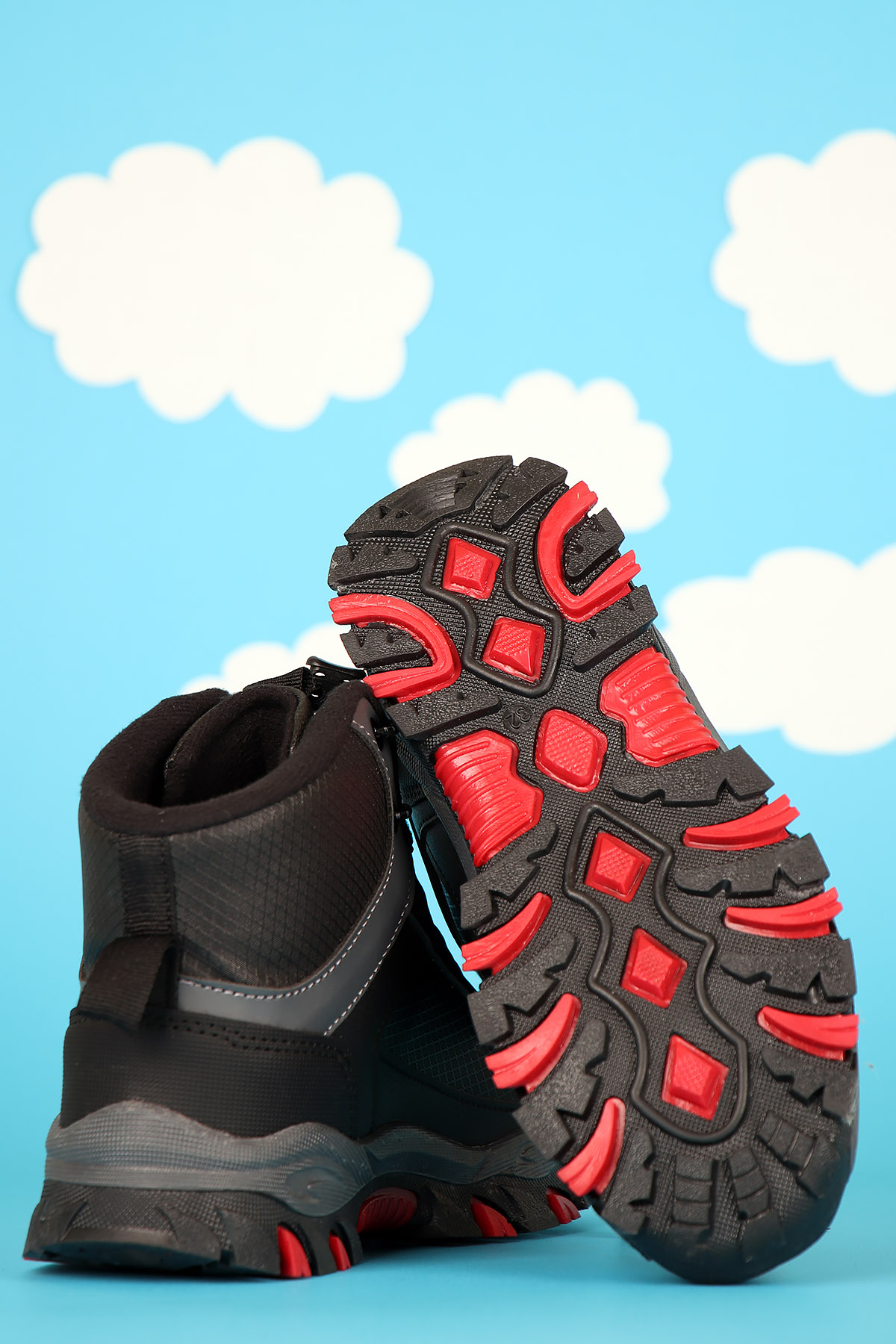 New Face Kaymaz Taban Sıcak Astar Lastikli Çocuk Bot - Görsel 5