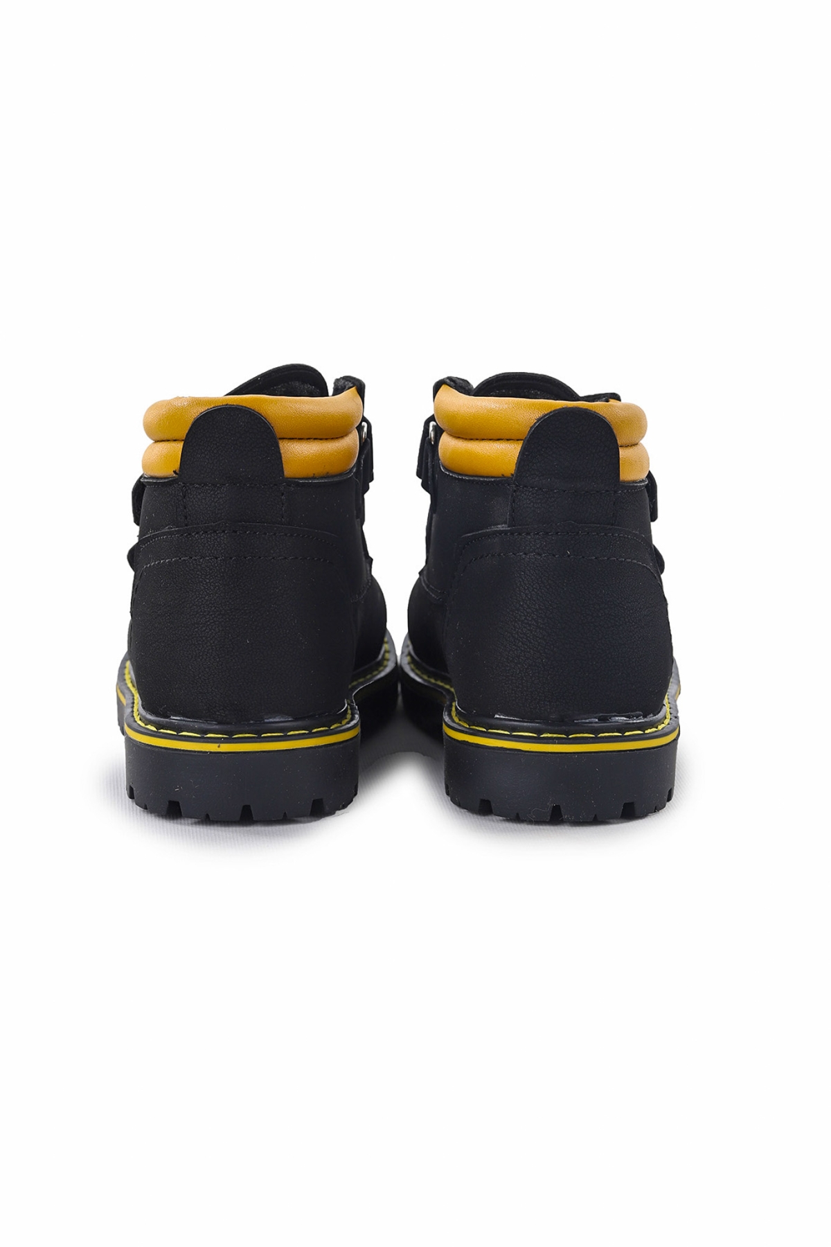 Cırtlı Erkek Bebek Bot Ayakkabı Arz 1118 Siyah - Sarı - Görsel 5