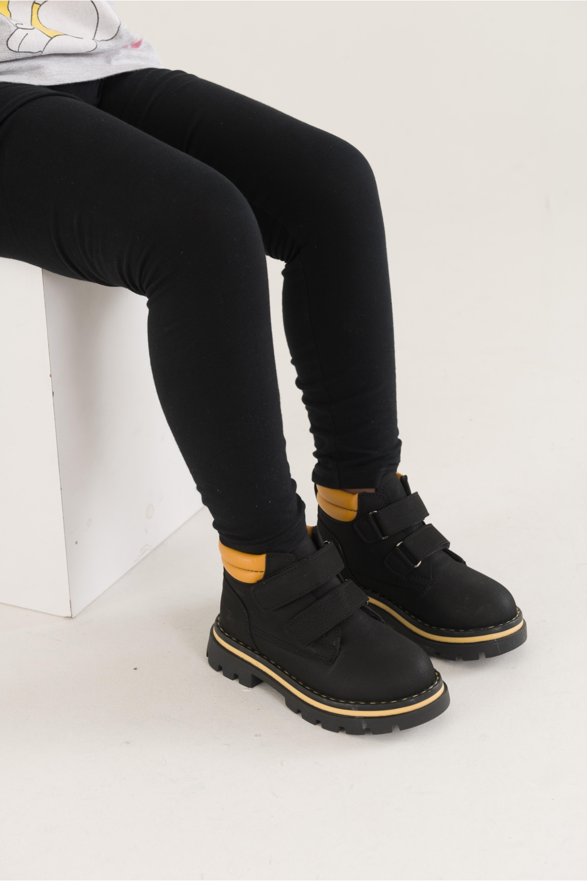 GADGET Garantili Çocuk Unisex Rahat Kalıp Soğuğa Dayanıklı Cırtlı Bot - Görsel 7