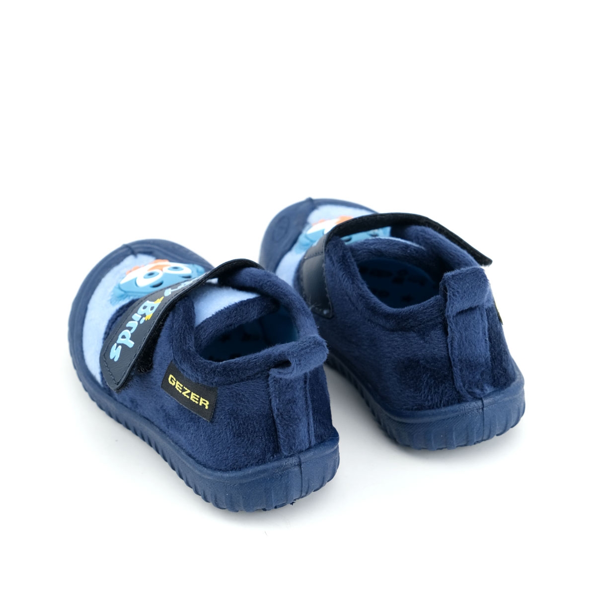 Kışlık Cırtlı Ayarlanabilir Rahat Taban Happy Birds Bebe Erkek Panduf Ayakkabı - Görsel 3