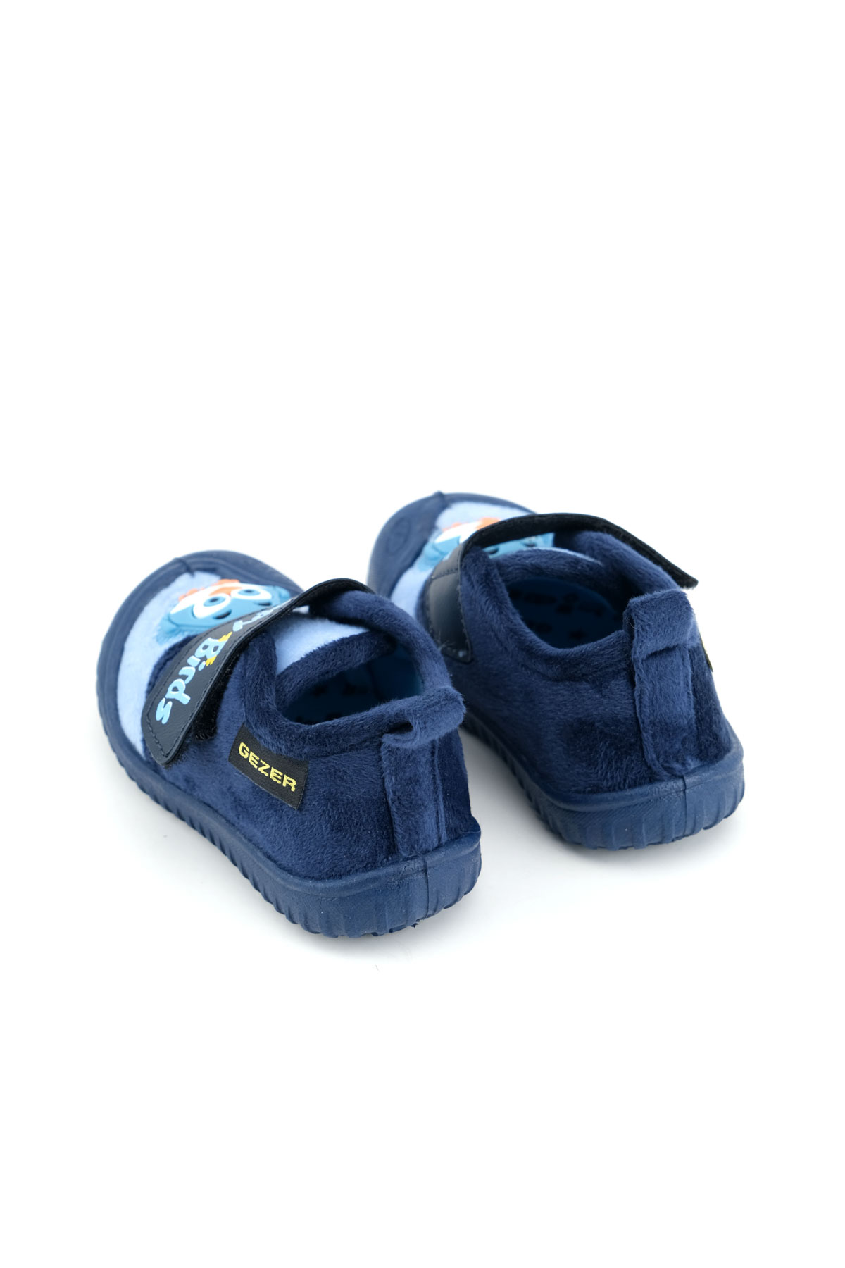 Kışlık Cırtlı Ayarlanabilir Rahat Taban Happy Birds Bebe Erkek Panduf Ayakkabı - Görsel 9