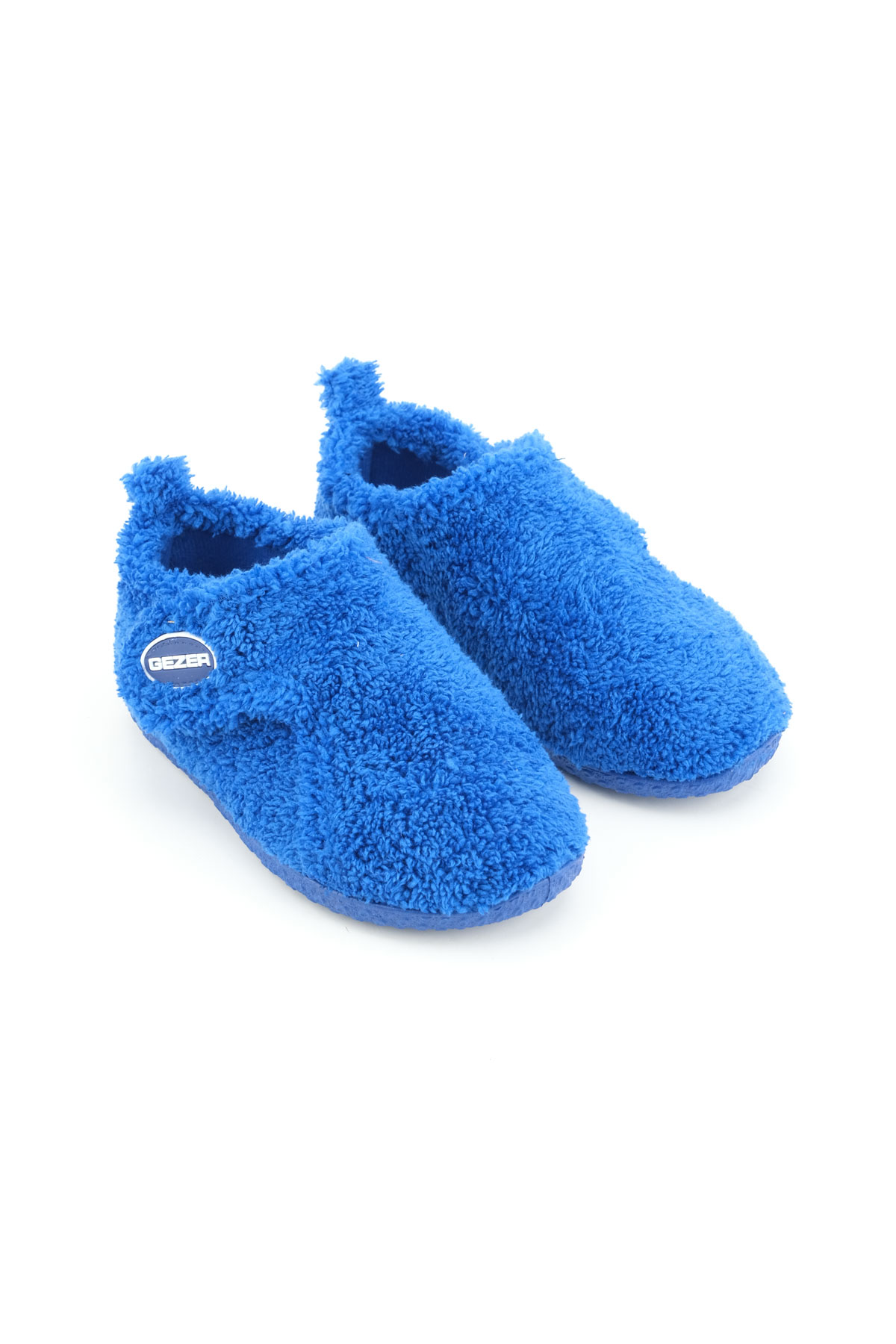 Erkek Çocuk Kışlık Tek Cırtlı Ayarlanabilir PVC Taban Ev Okul Kreş Panduf - Görsel 4