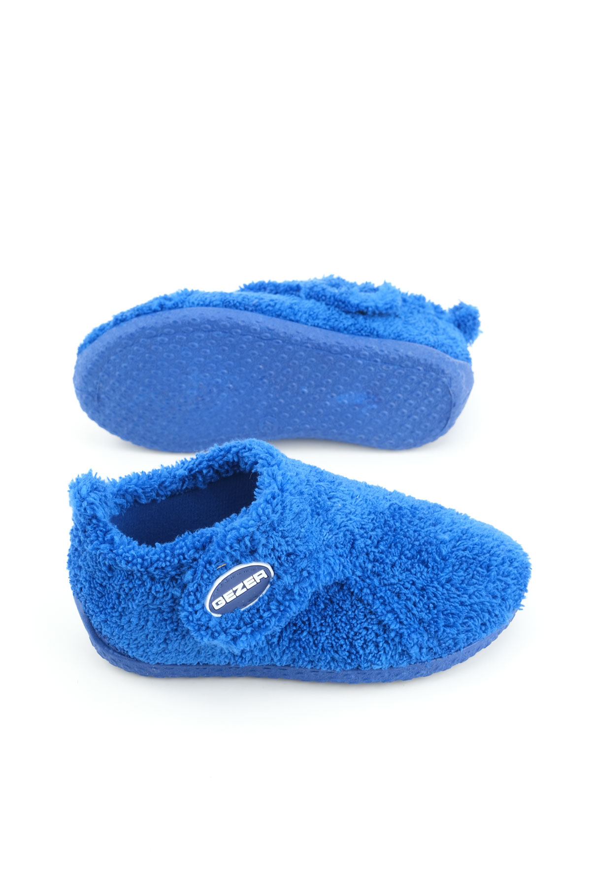 Erkek Çocuk Kışlık Tek Cırtlı Ayarlanabilir PVC Taban Ev Okul Kreş Panduf - Görsel 6