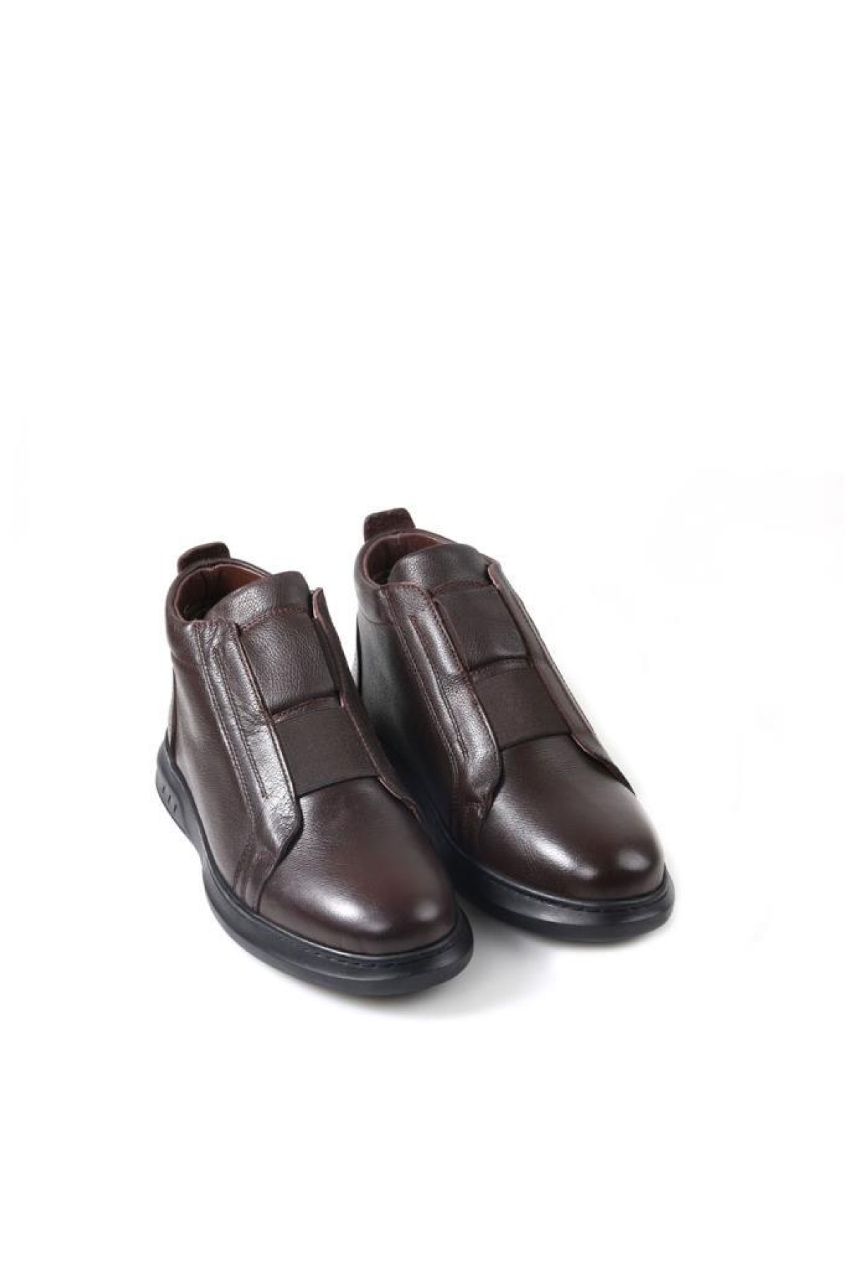 1218 Hakiki Deri Bağcıksız Termal Erkek Bot - Görsel 5