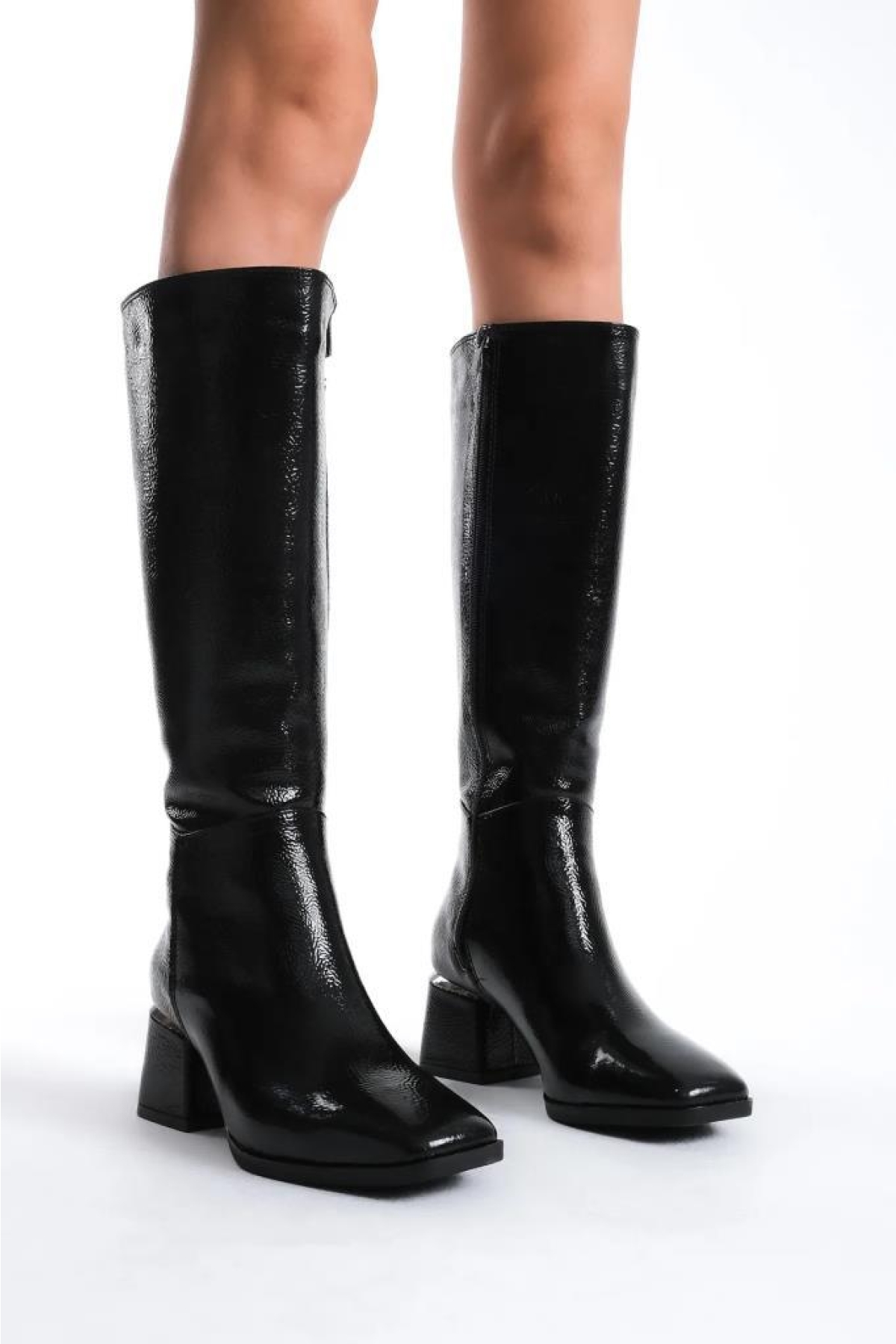 Snyrt 03032 Kadın Topuklu Çizme Bot - Görsel 4