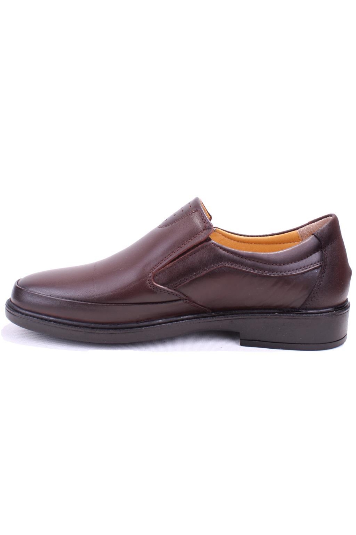 DMA08-07KS Kahve Ortopedik Günlük Kauçuk Taban Erkek Deri Ayakkabı - Görsel 4