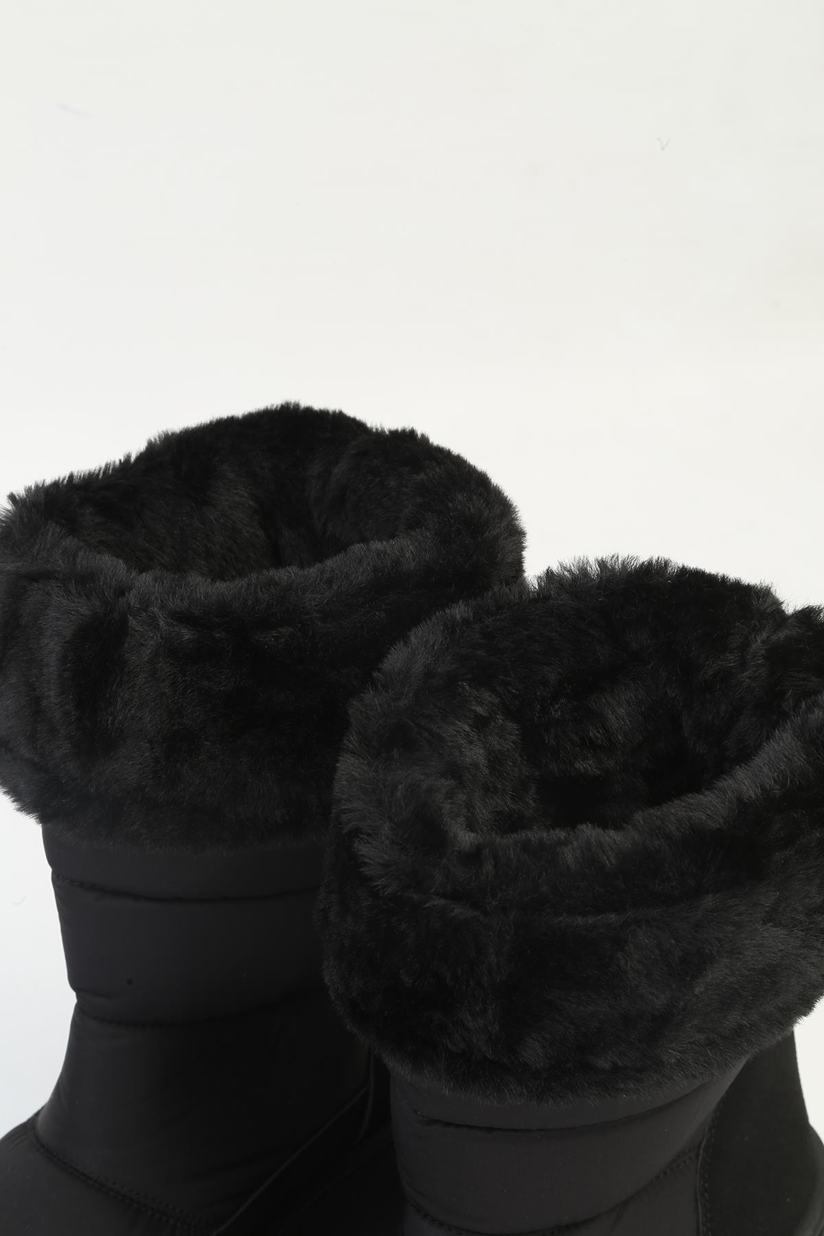 ® | BN-50114 - 3695 Siyah - Kadın Bot - Görsel 3