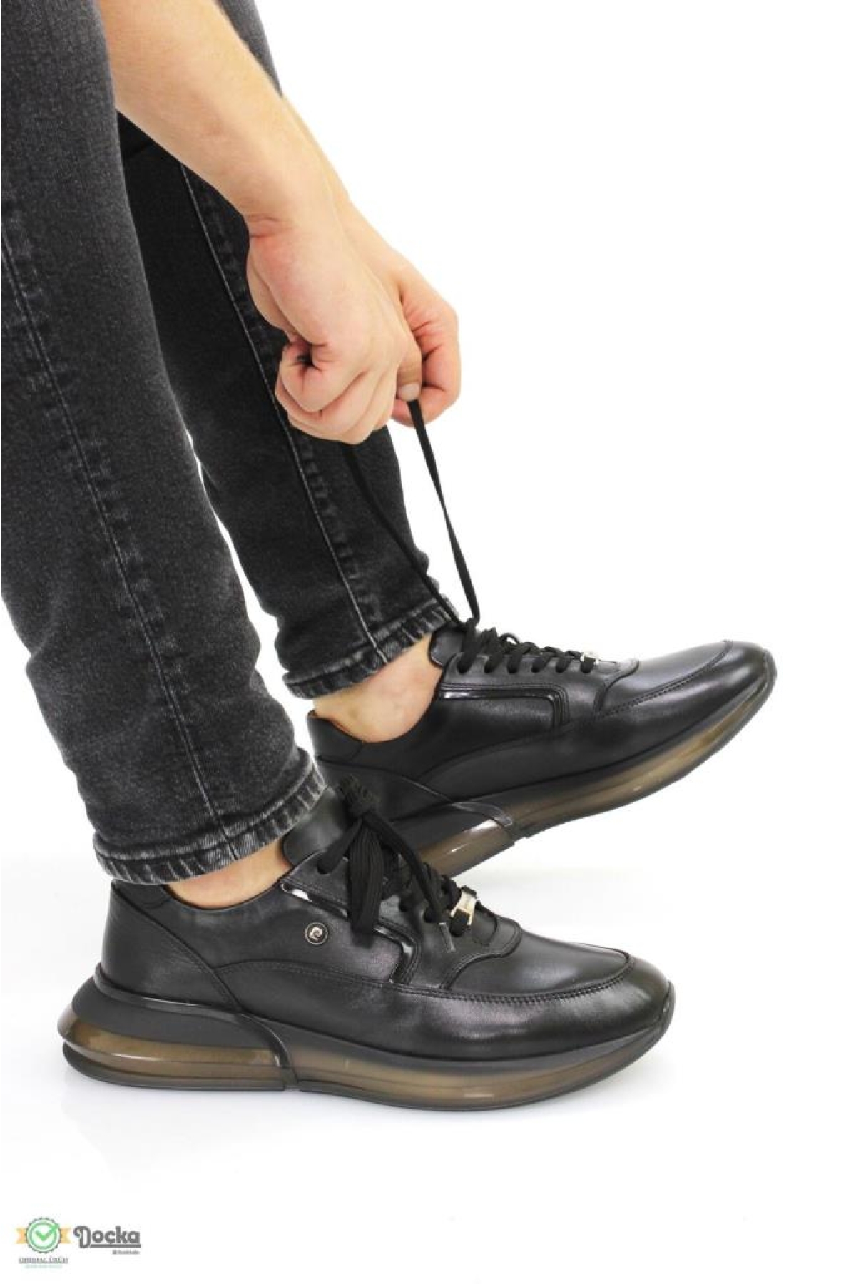 PC-241307 Erkek Hakiki Deri Ortopedik Spor Tarz Air Taban Günlük Ayakkabı - Görsel 2