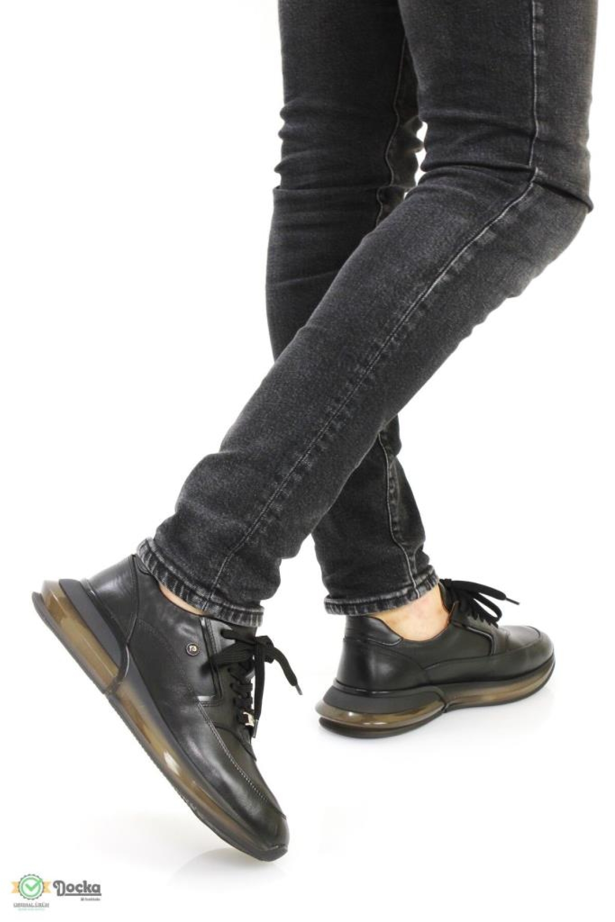 PC-241307 Erkek Hakiki Deri Ortopedik Spor Tarz Air Taban Günlük Ayakkabı - Görsel 3