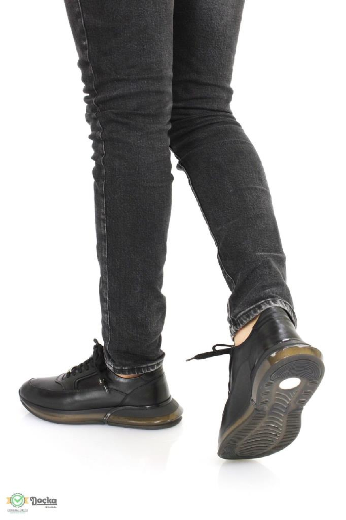 PC-241307 Erkek Hakiki Deri Ortopedik Spor Tarz Air Taban Günlük Ayakkabı - Görsel 7