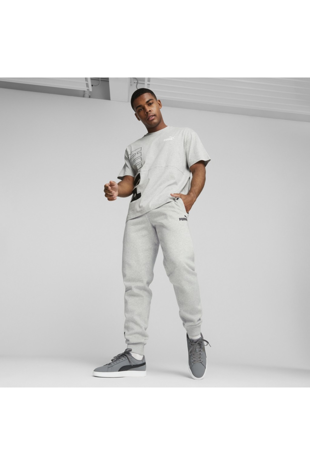 Smash 3.0 Buck Unisex Gri Sneaker - Görsel 3