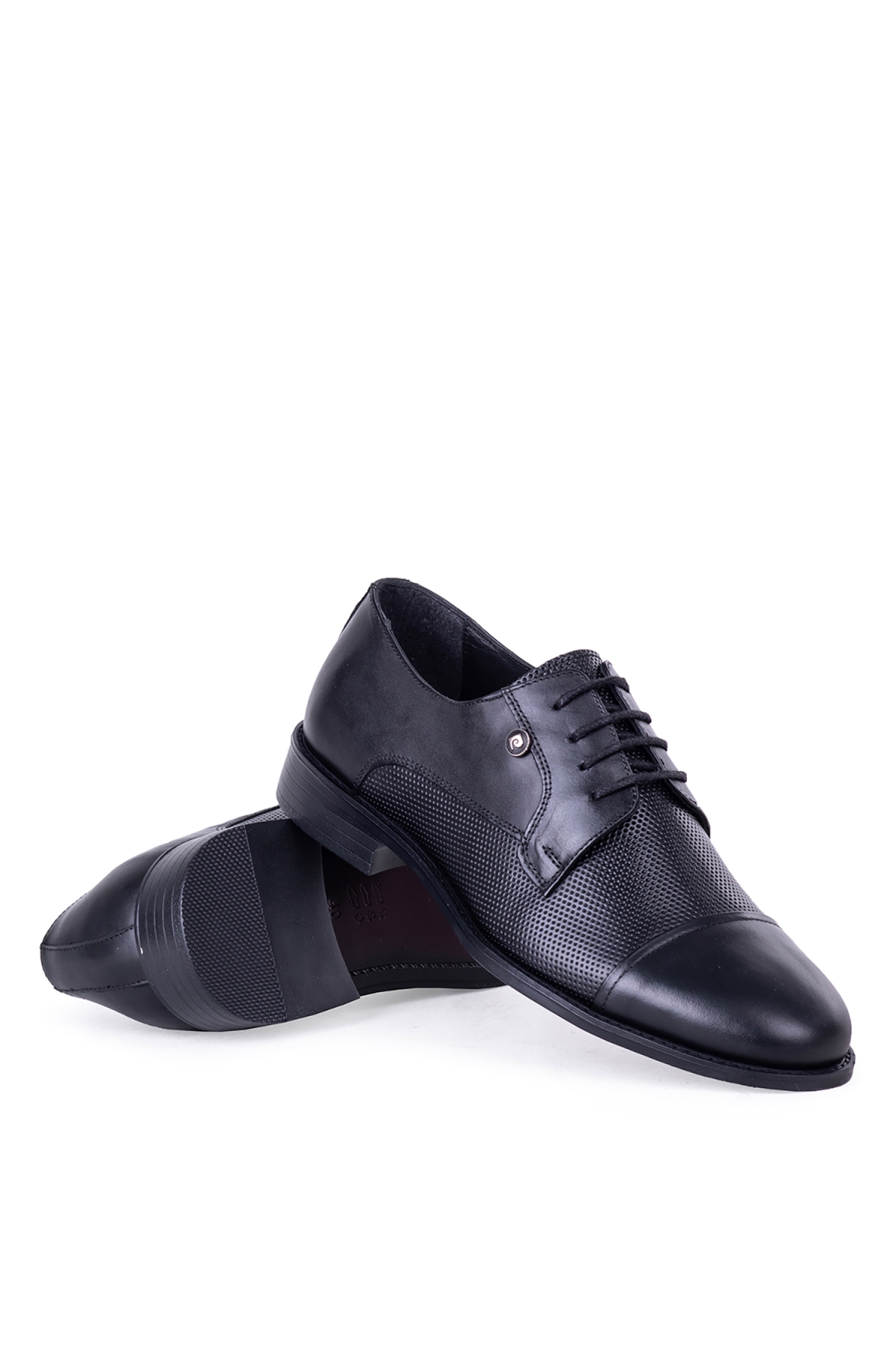 4K 14202 Erkek Klasik Ayakkabı Siyah - Görsel 5