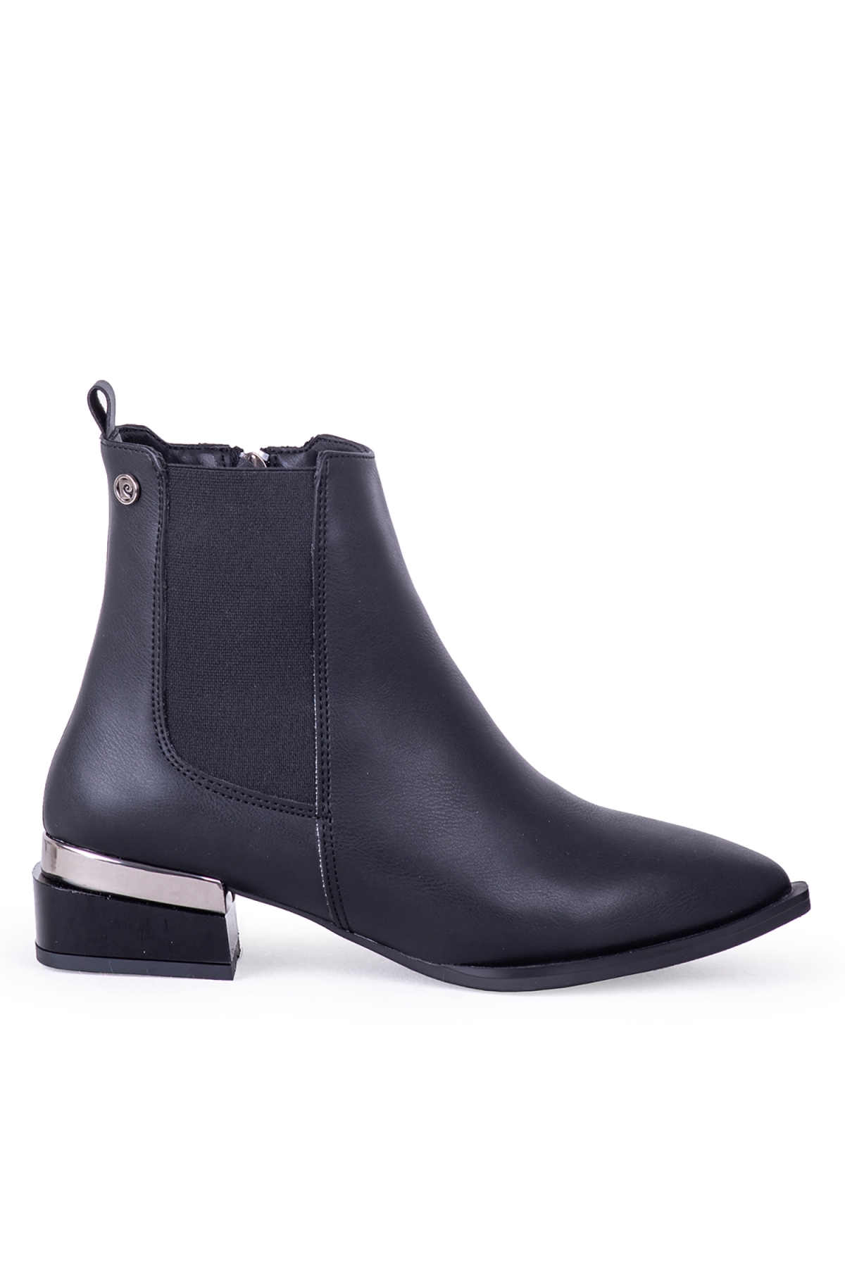 54006 Kadın Fermuarlı Kışlık Bot Siyah - Görsel 2