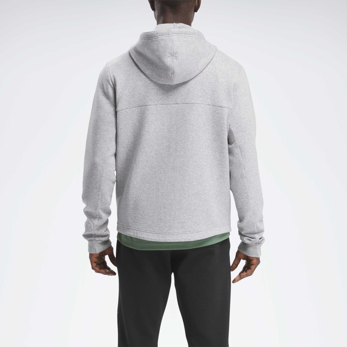 Reebok ACTIV COLL DREAMBLEND FZ Gri Erkek Eşofman Üstü