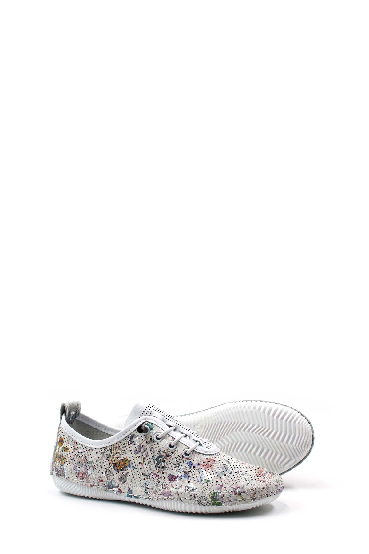 Hakiki Deri Kadın Casual Ayakkabı 136ZA101 - Görsel 4