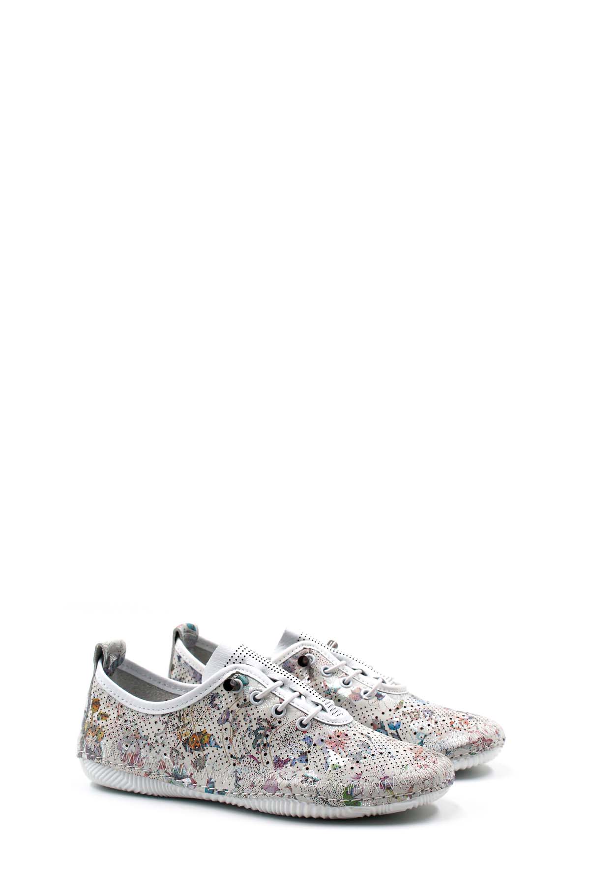 Hakiki Deri Kadın Casual Ayakkabı 136ZA101 - Görsel 5