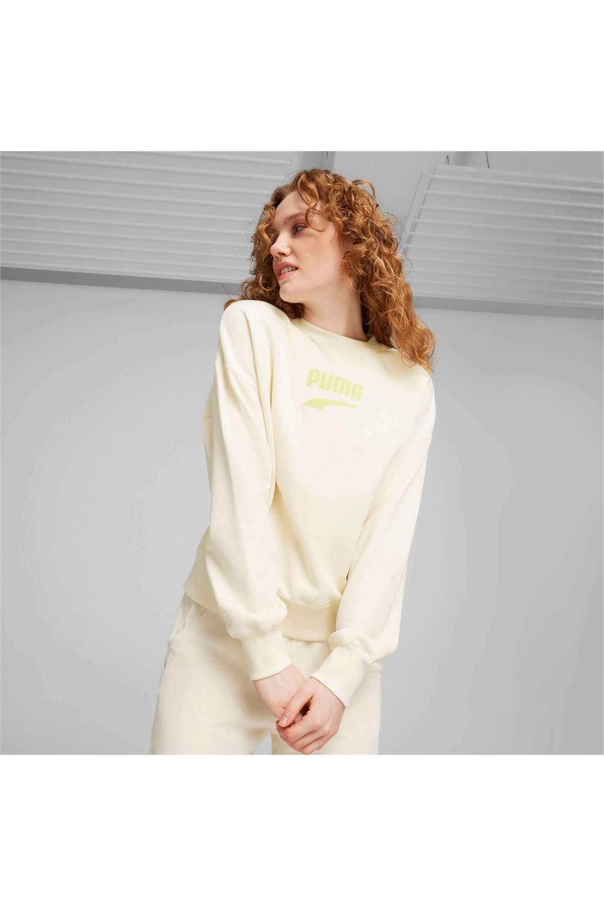 DOWNTOWN Oversized Crew  Sweatshirt