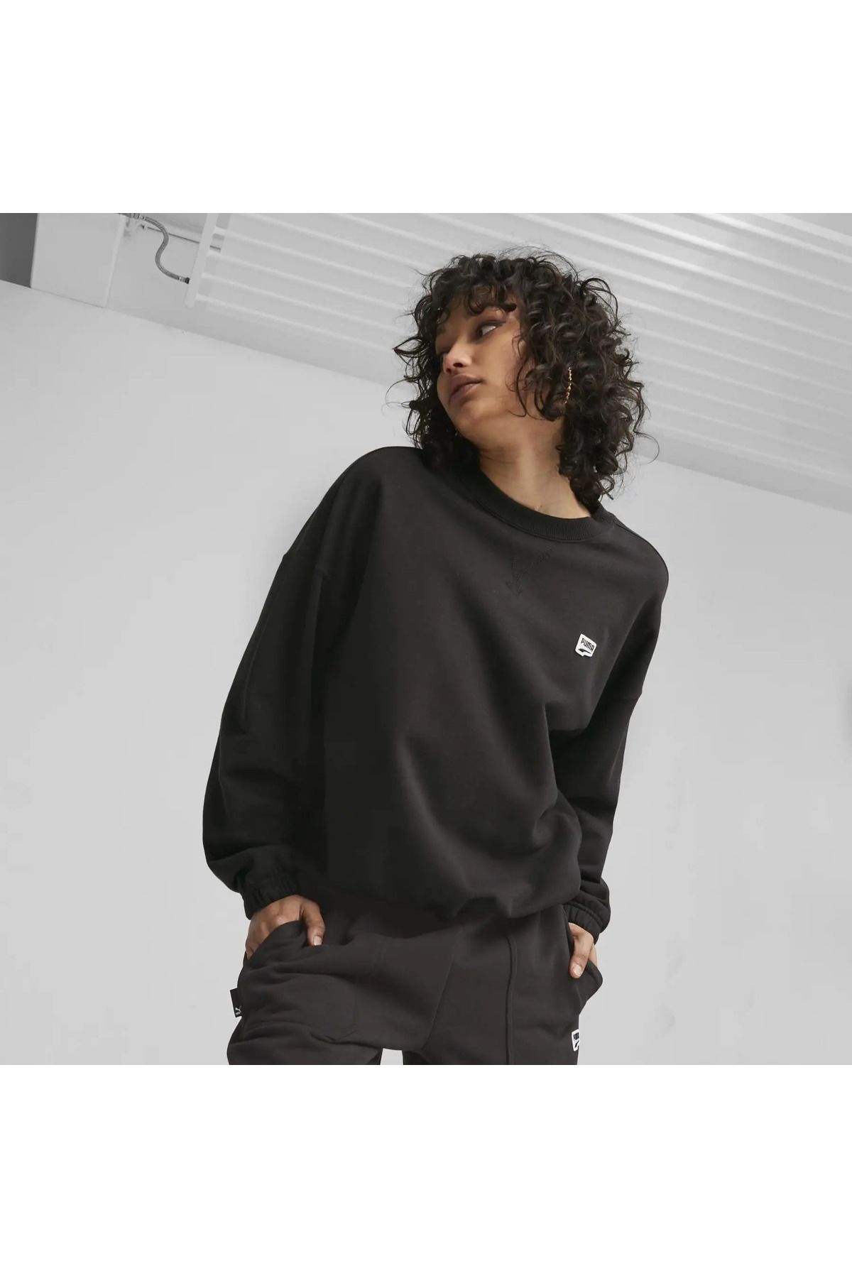 DOWNTOWN Oversized Crew  Sweatshirt