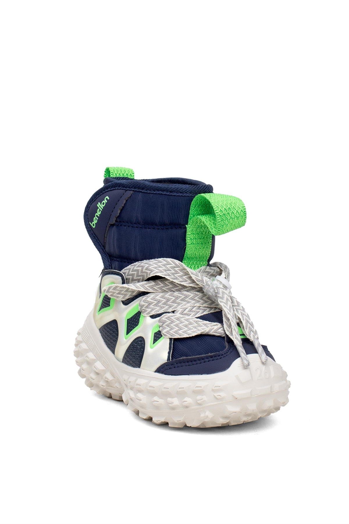 BNI-11077 Patik Erkek Çocuk Düz Bot Lacivert - Görsel 3